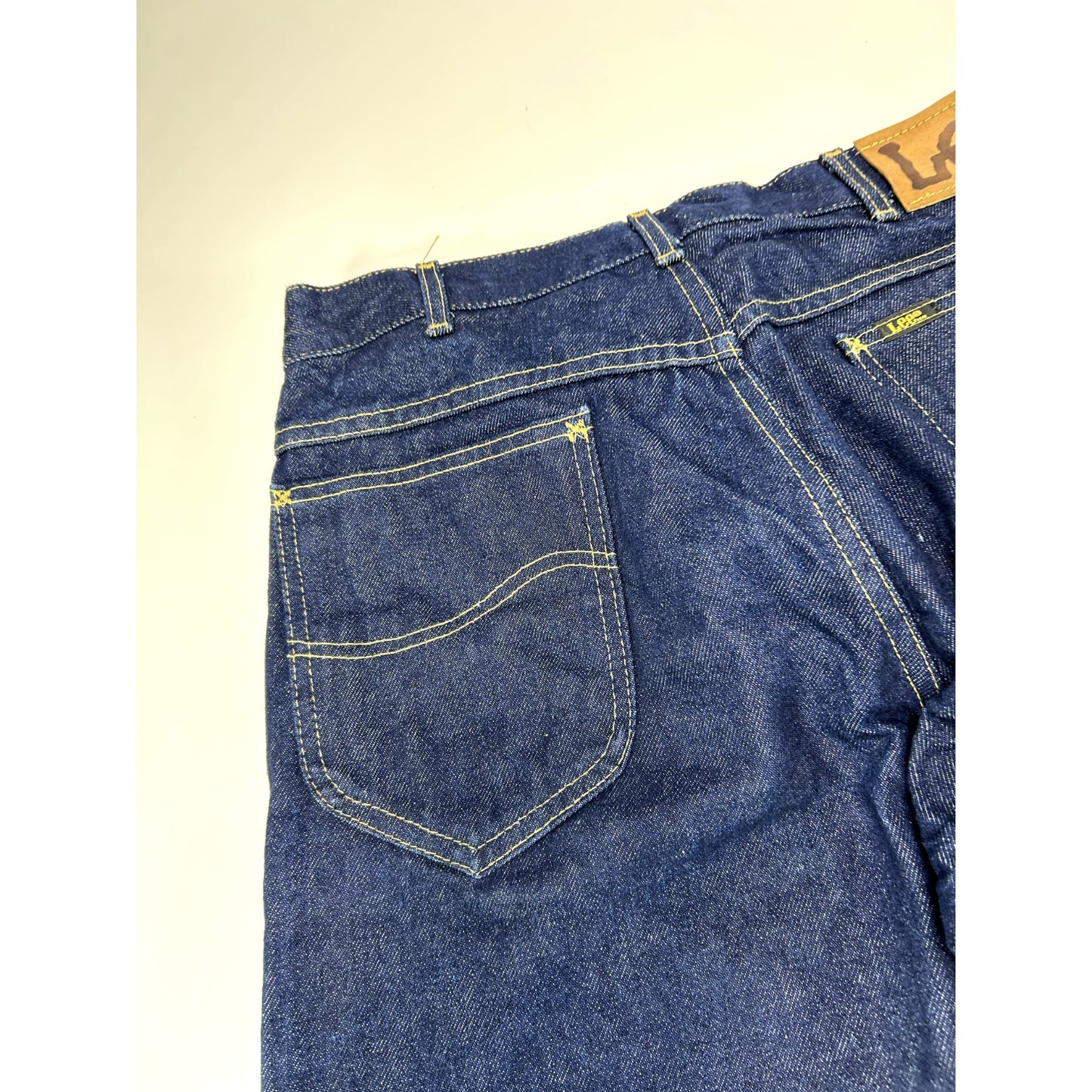 Vintage 80s Lee Dark Wash Denim Pants Size 31 Blue