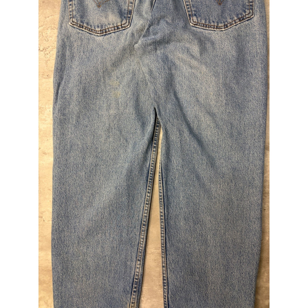 Vintage Levis 550 Red Tab Relaxed Fit Medium Wash Denim Pants Size 36