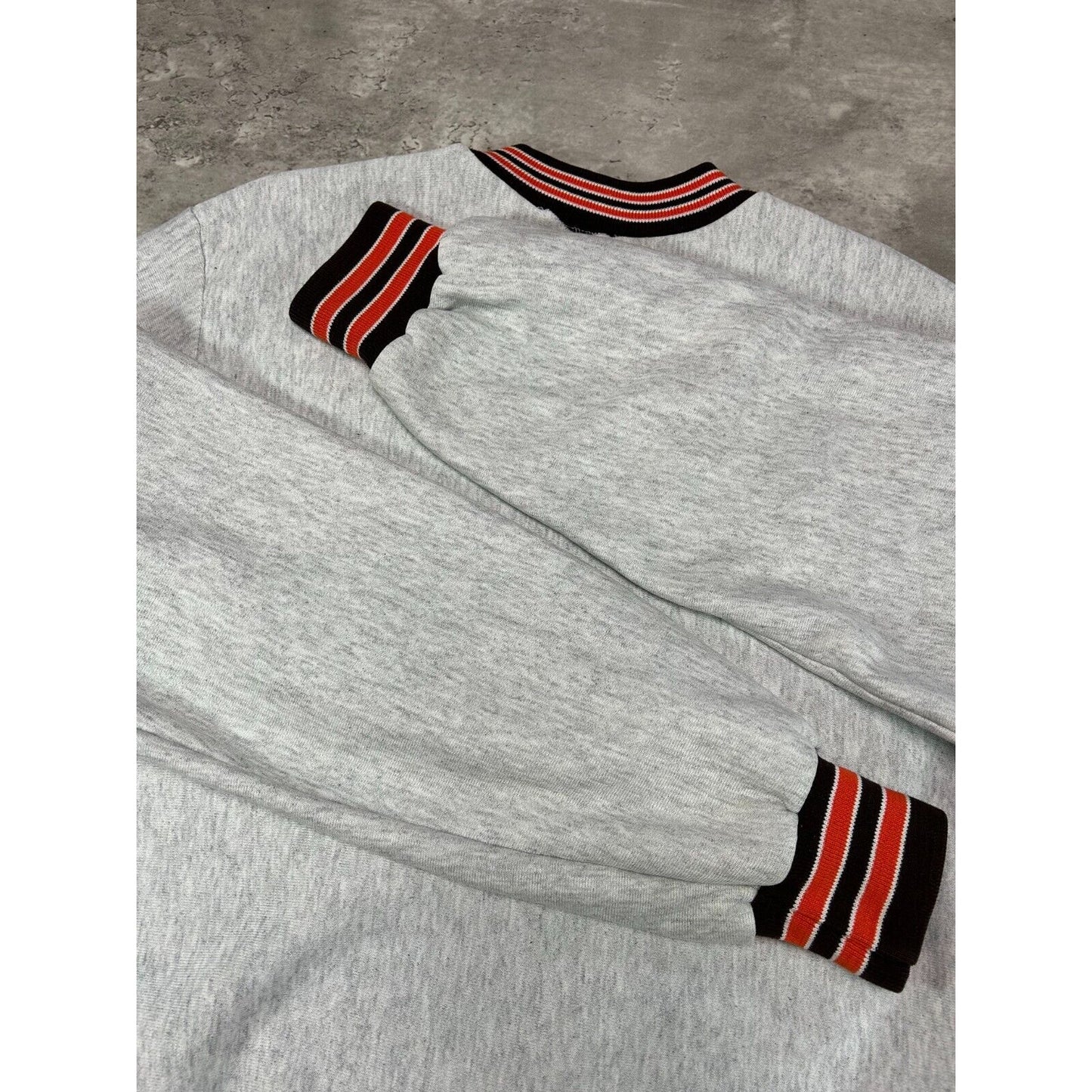 Vintage 90s Northrop Volleyball Graphic Spellout Sweatshirt Size XL Gray