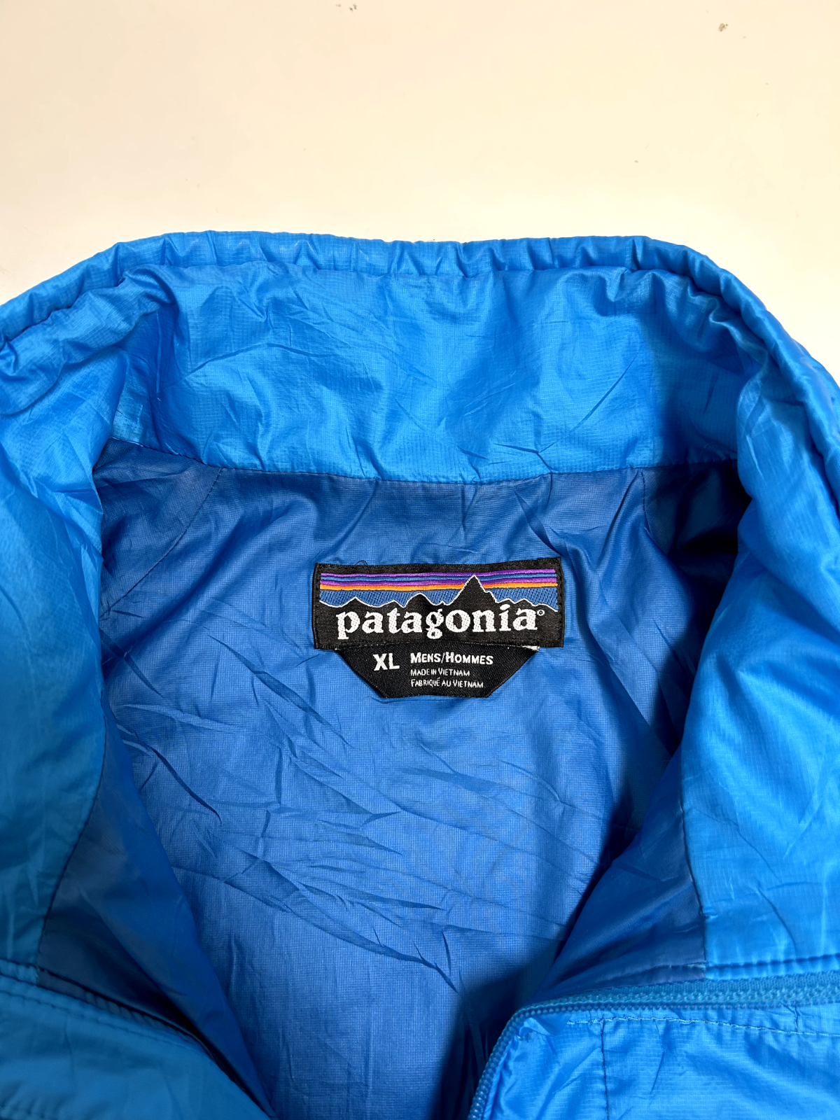 Patagonia Primaloft Nano Puffer Full Zip Insulated Jacket Size XL Blue