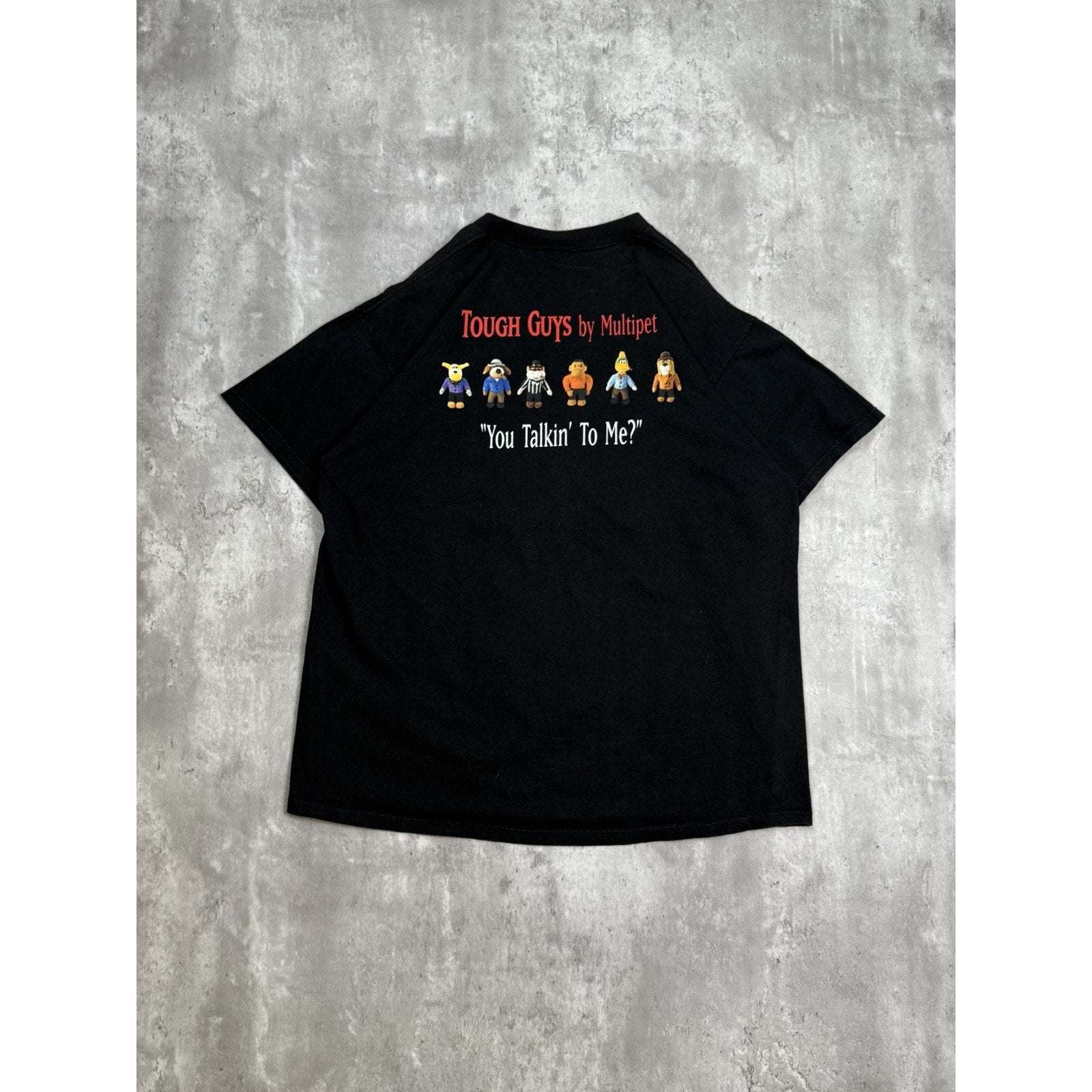 Vintage The Dogfather Parody Comedy Graphic T-Shirt Size XL Black