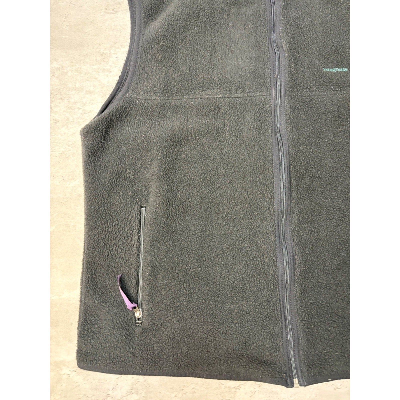 Vintage 90s Patagonia Synchilla Full Zip Fleece Vest Sweatshirt Size 2XL