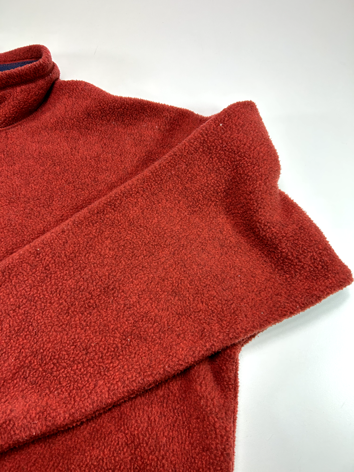 Vintage 90s Patagonia 1/4 Button Pull Over Fleece Sweatshirt Size Medium Red