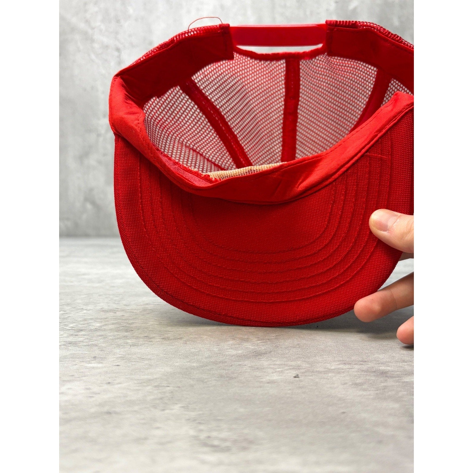 Vintage 80s/90s Nu-Gunk Power Engine Treatment Trucker Snapback Hat OSFA