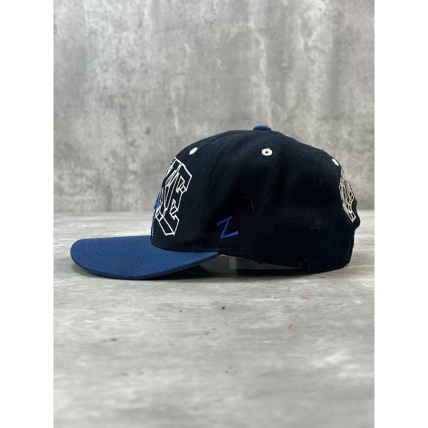 Vintage Duke Blue Devils NCAA Embroidered Spellout Logo Snapback Hat OSFA