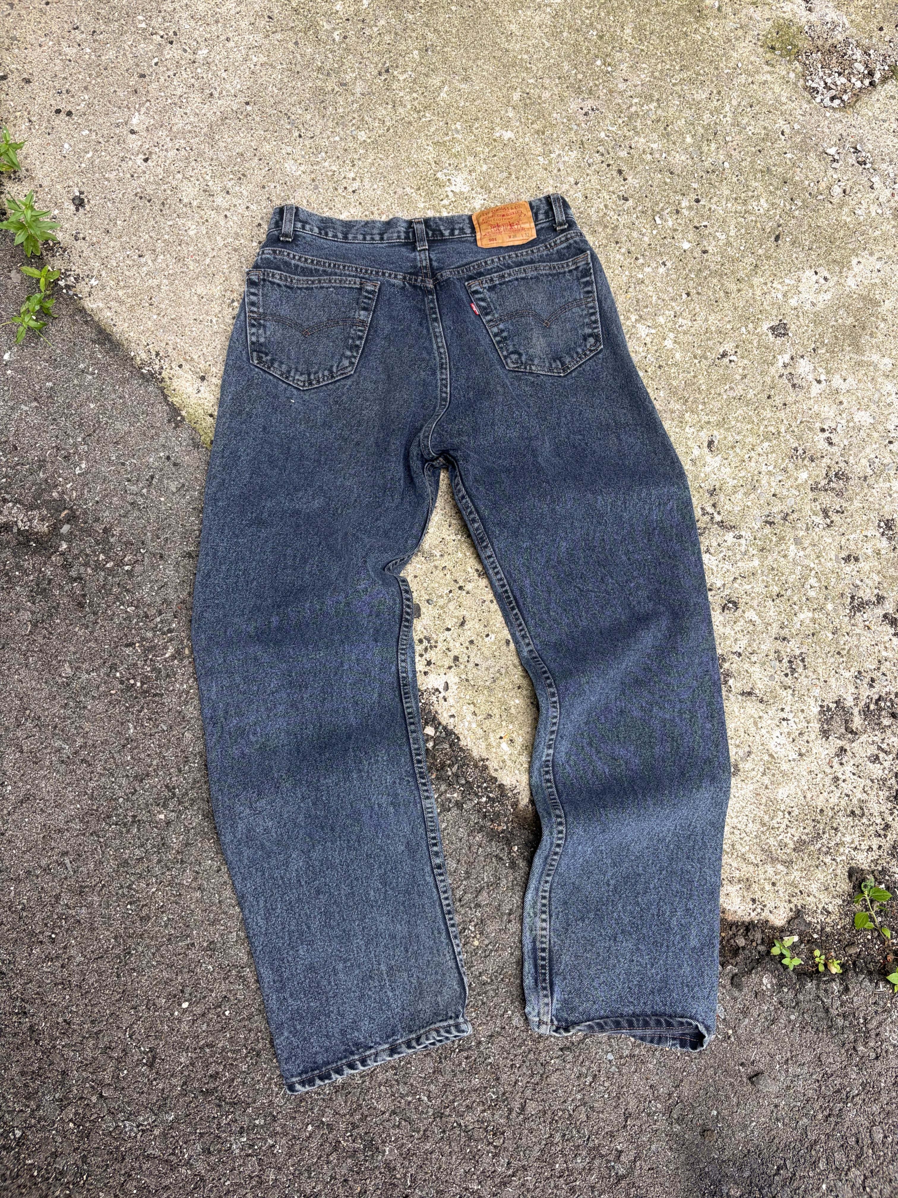 Vintage Levis XX 505 Red Tab Dark Wash Denim Pants Size 32