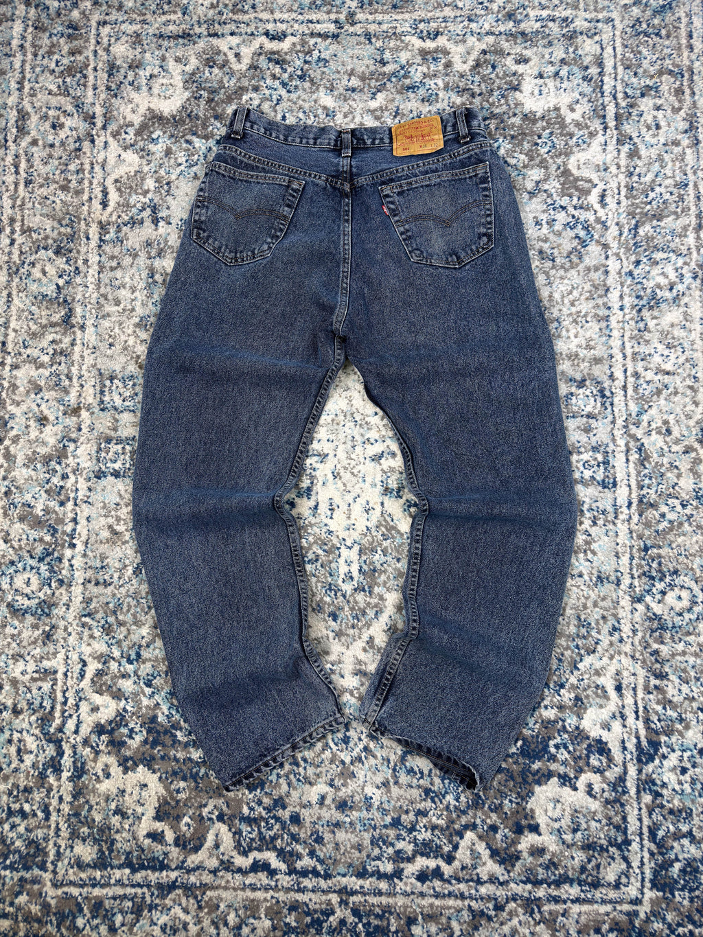 Vintage Levis XX 505 Red Tab Dark Wash Denim Pants Size 32
