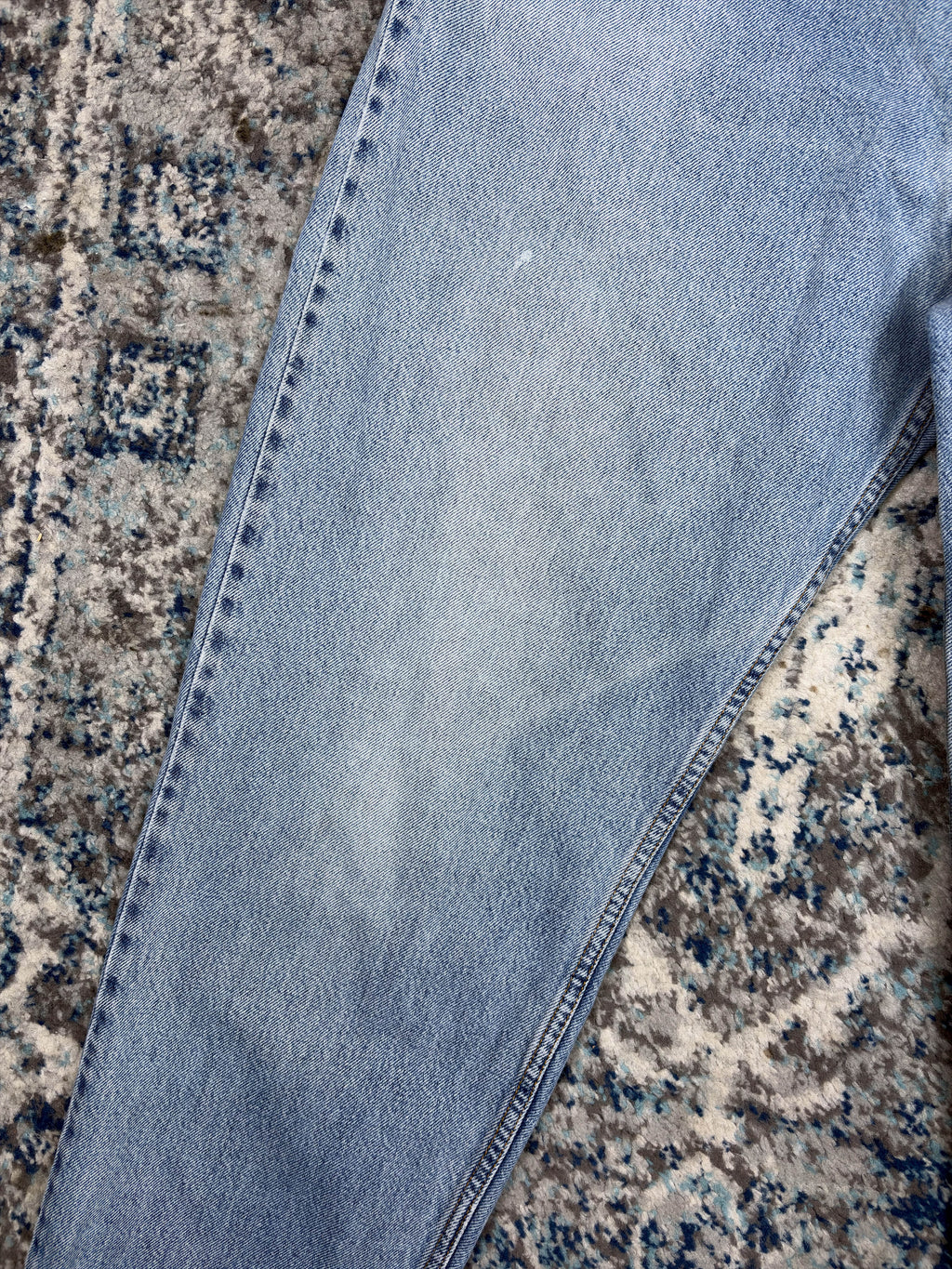 Vintage Levi's 540 Brown Tab Relaxed Fit Light Wash Denim Pants Sz 36