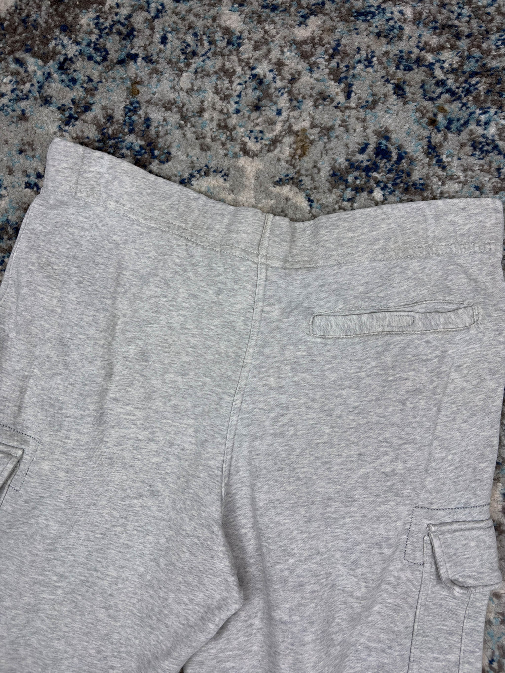 Vintage Nike Embroidered Pocket Logo Cargo Sweat Pants Sz Medium