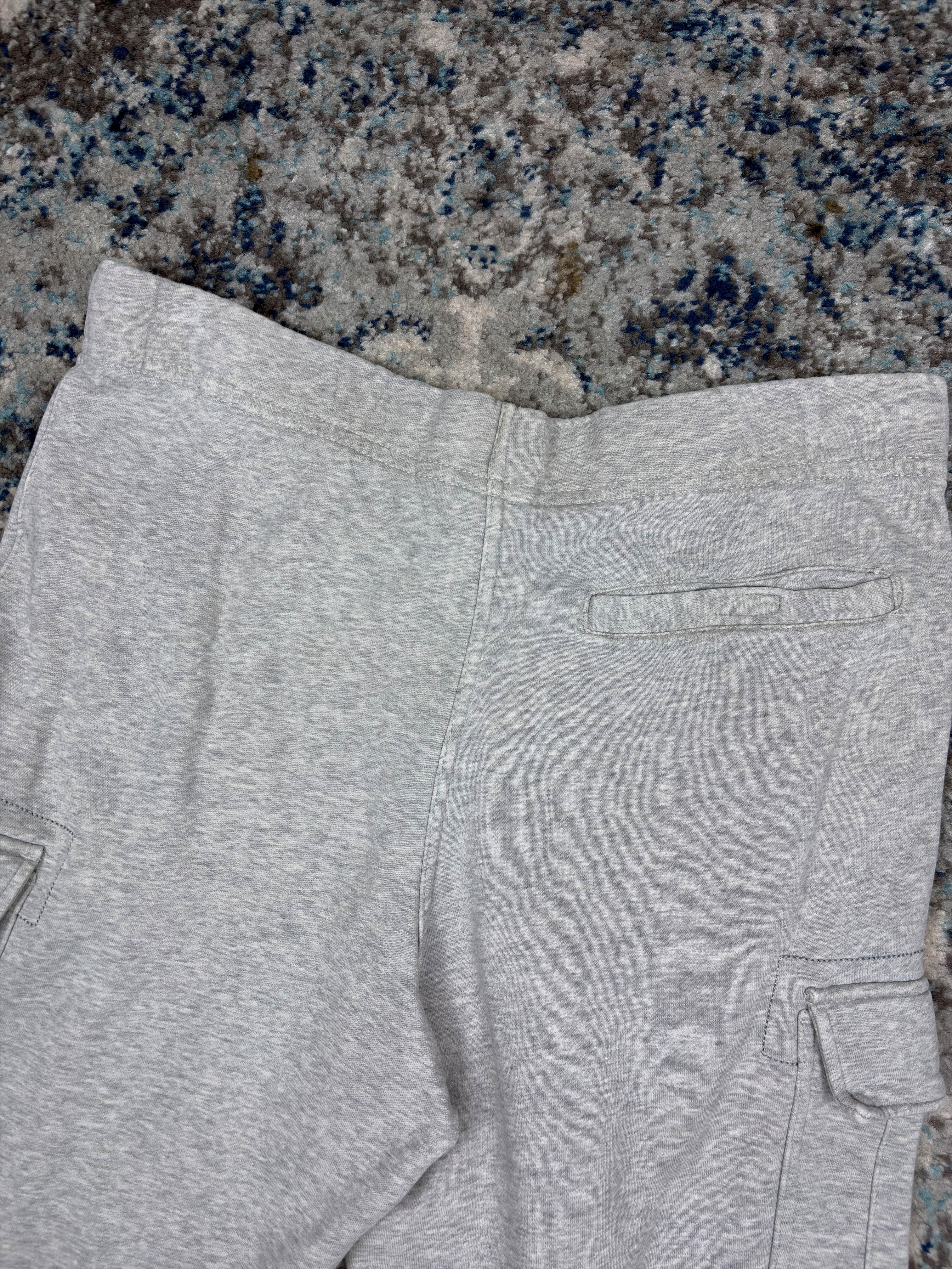 Vintage Nike Embroidered Pocket Logo Cargo Sweat Pants Sz Medium