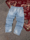 Vintage Carhartt Medium Wash Denim Workwear Pants Size 37