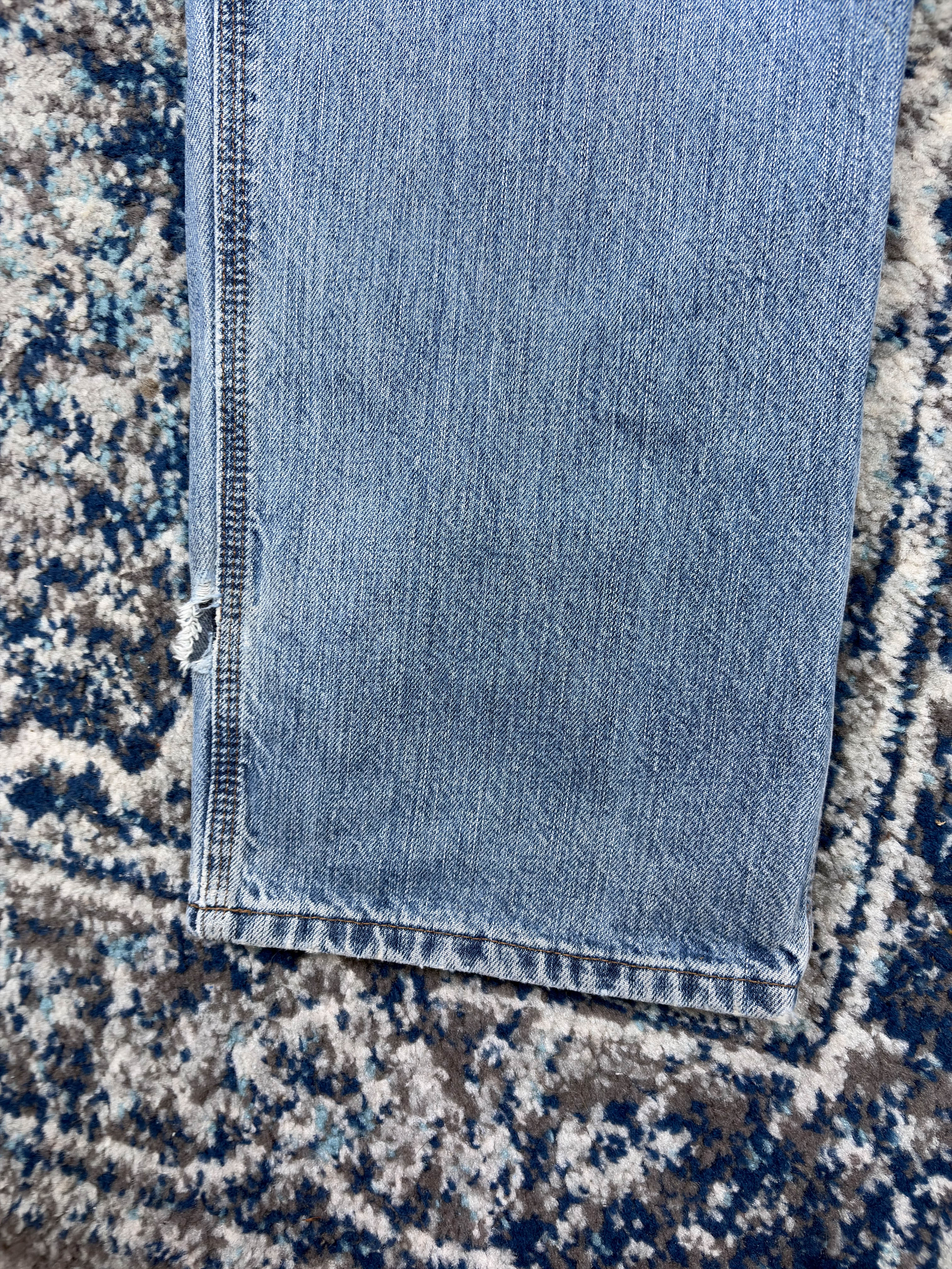 Vintage Carhartt Medium Wash Denim Workwear Pants Size 37