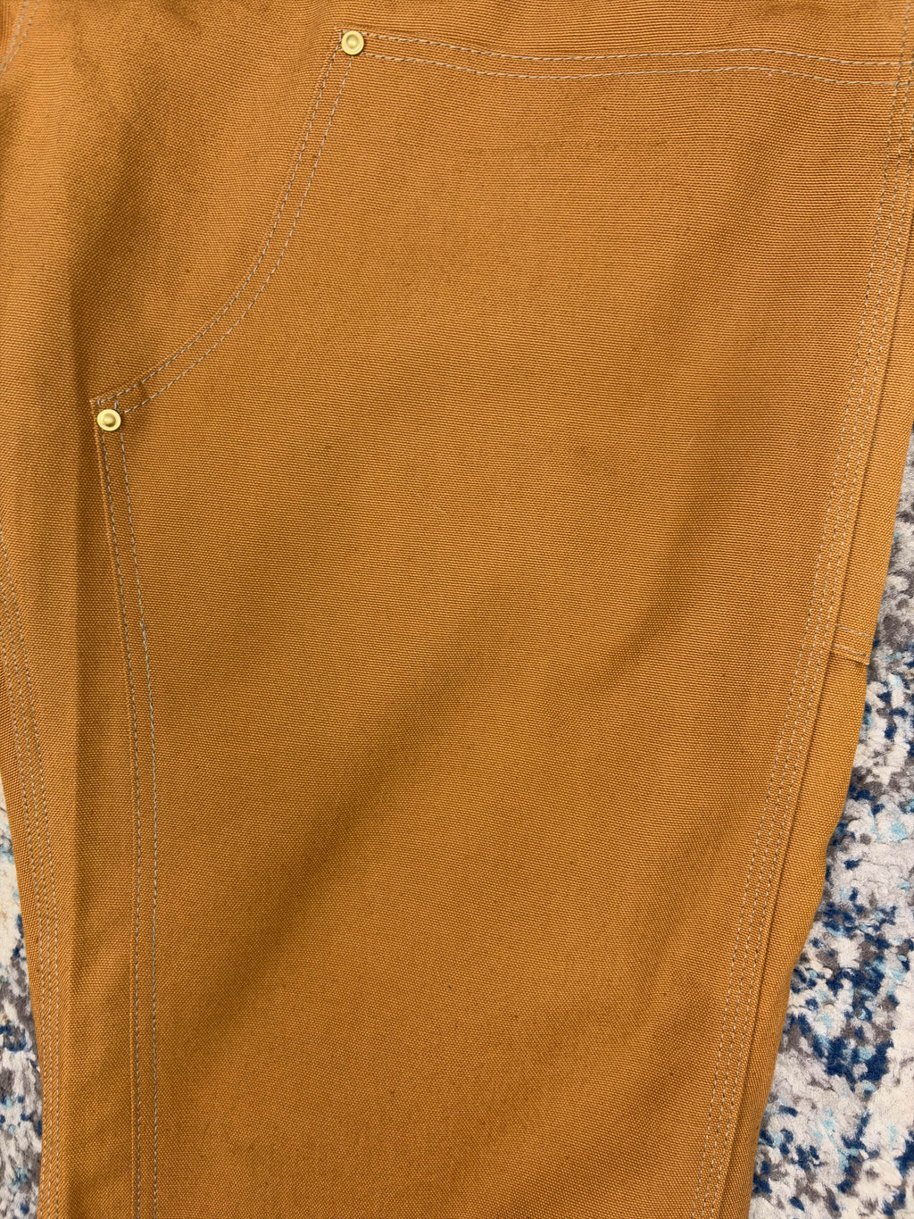 Vintage Carhartt Dungaree Fit Double Knee Workwear Pants Size 40