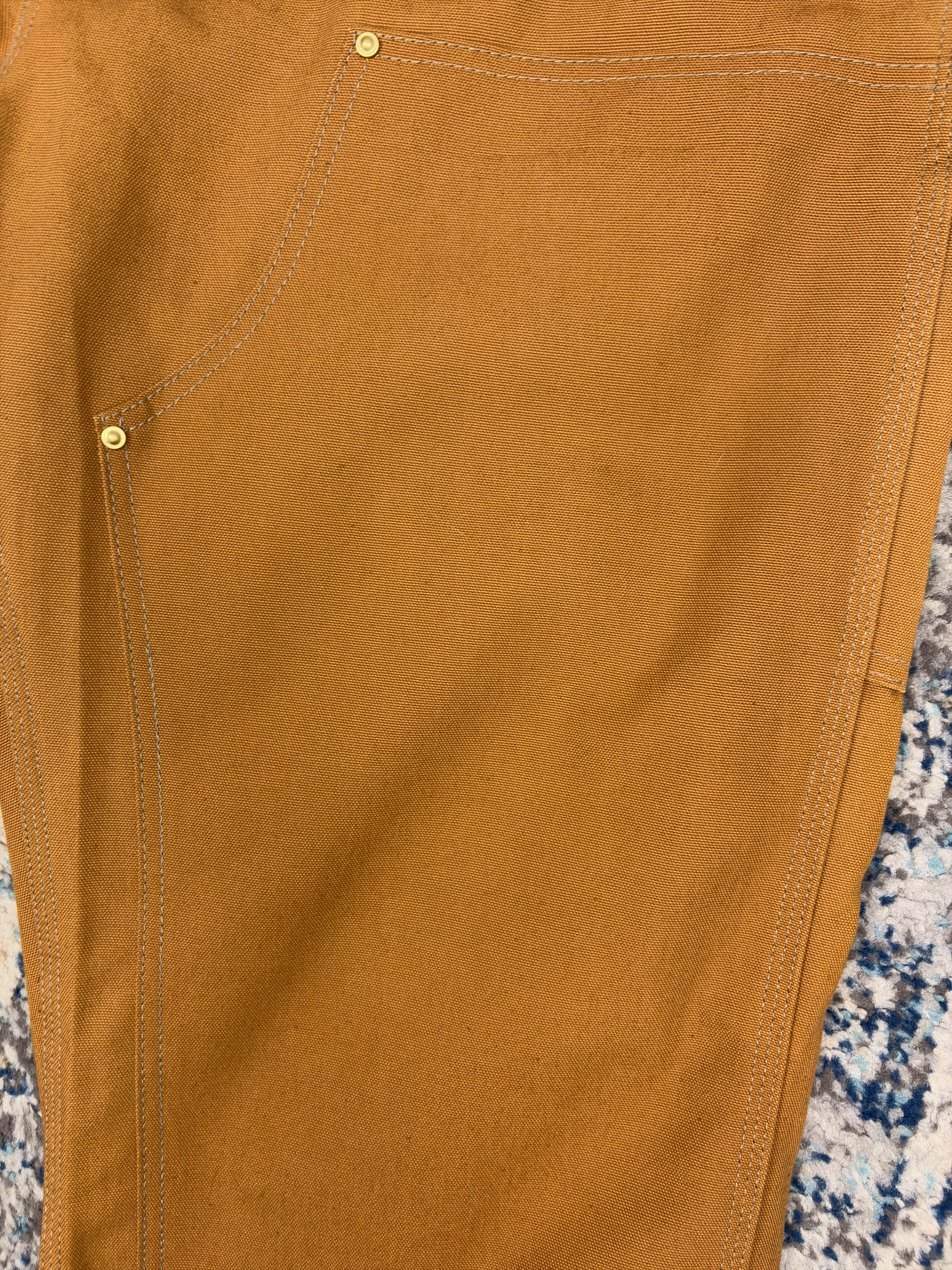 Vintage Carhartt Dungaree Fit Double Knee Workwear Pants Size 40