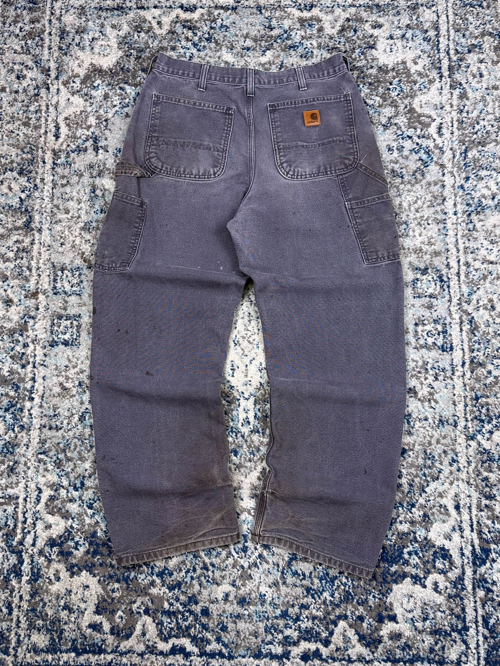 Vintage Carhartt Canvas Workwear Dungaree Carpenter Pants Size 30