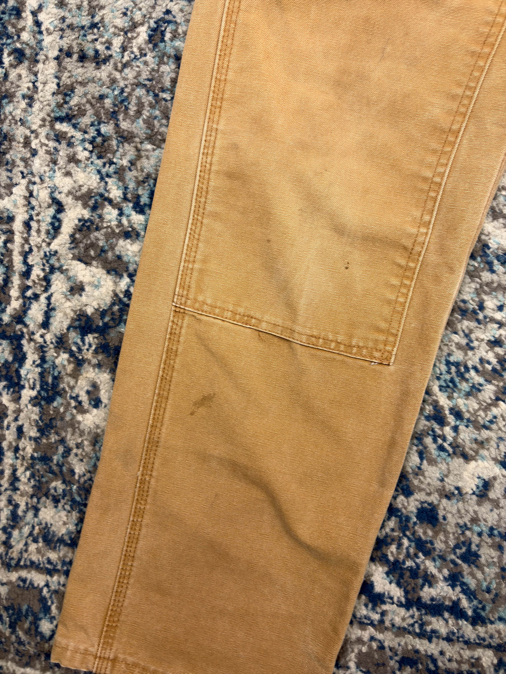 Vintage Carhartt Canvas Workwear Dungaree Double Knee Pants Size 28