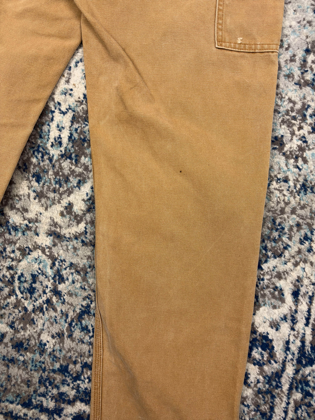Vintage Carhartt Canvas Workwear Dungaree Double Knee Pants Size 28