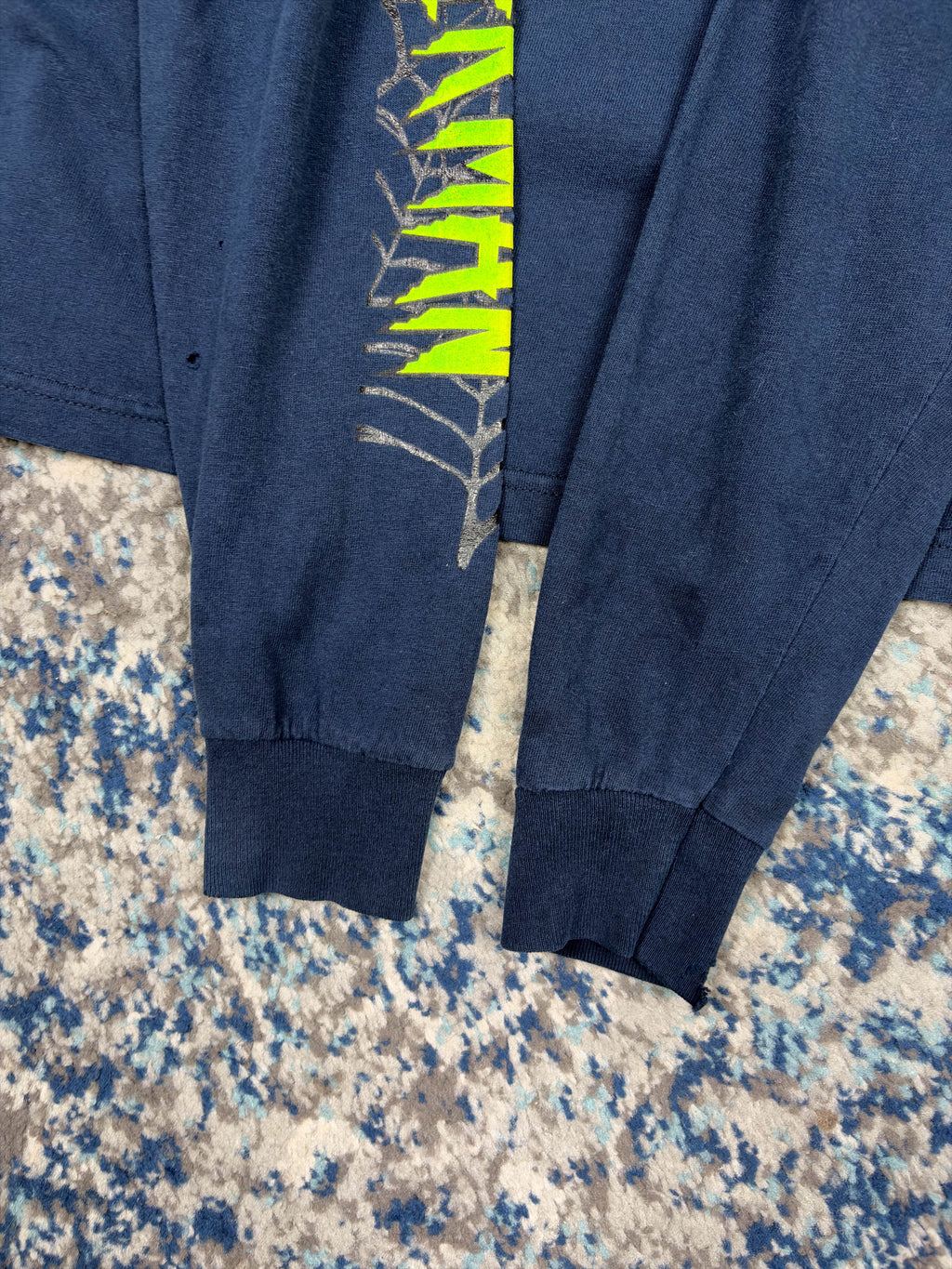 Vintage 2002 Spiderman Marvel Movie Promo Long Sleeve T-Shirt Size YOUTH XL