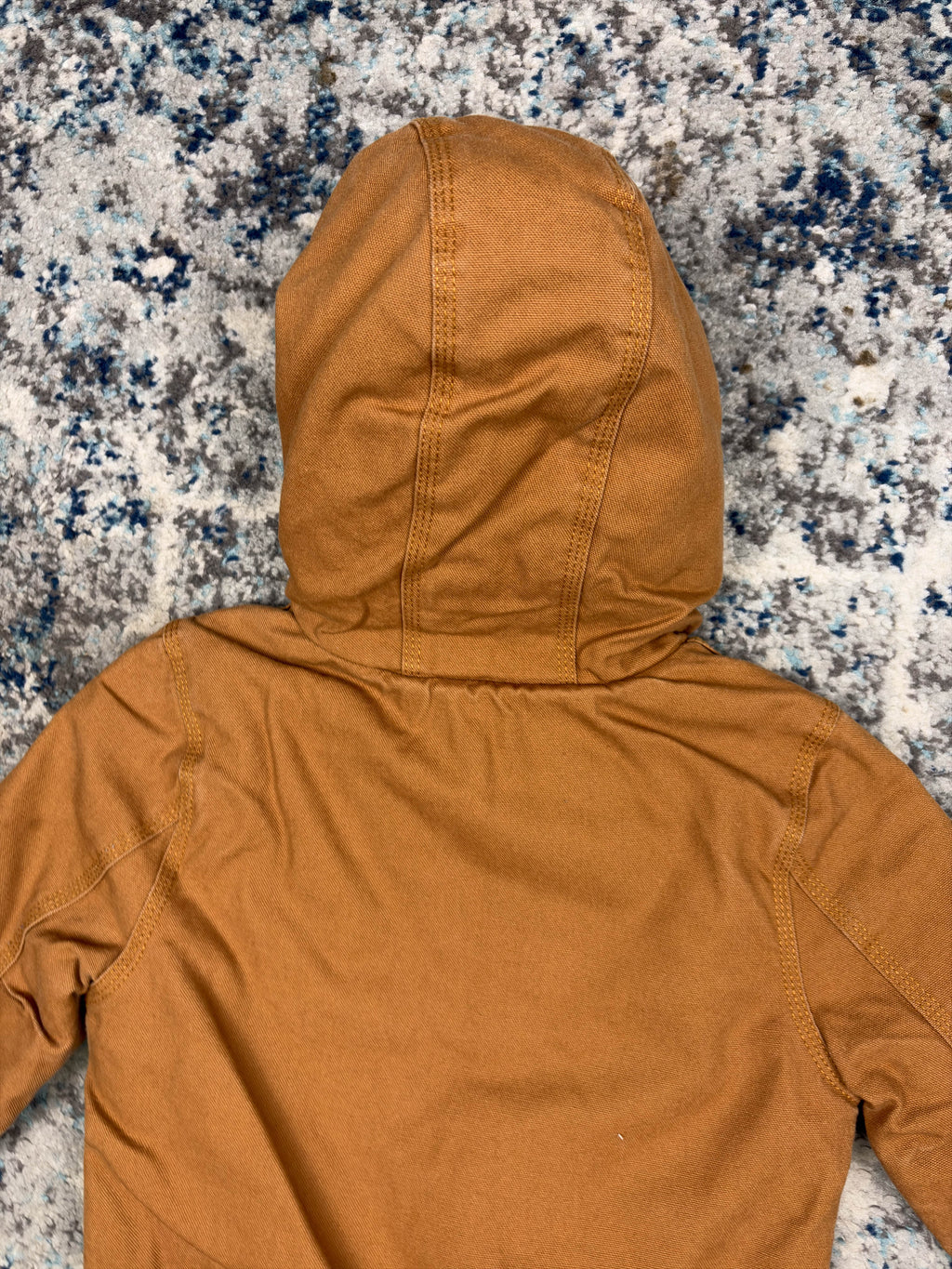 Vintage Carhartt Insulated Workwear Hooded Active Jacket Size YOUTH 4T