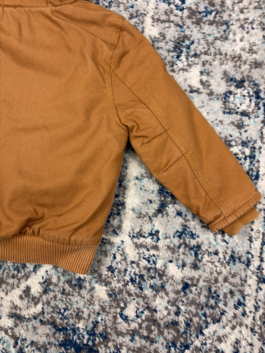 Vintage Carhartt Insulated Workwear Hooded Active Jacket Size YOUTH 4T
