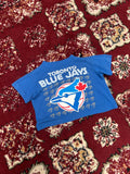Vintage 1991 Toronto Blue Jays MLB Baseball Graphic T-Shirt Size YOUTH 2