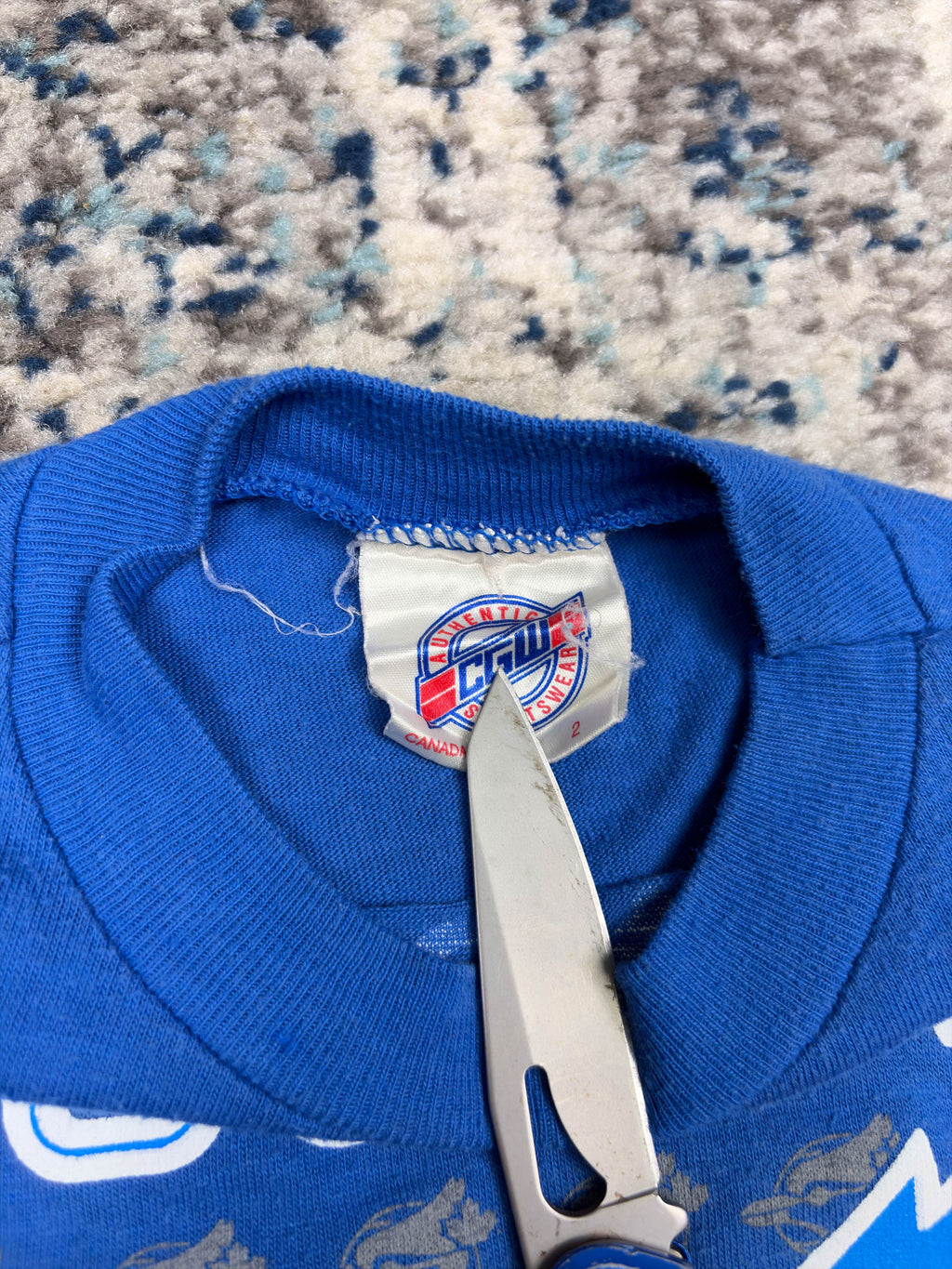 Vintage 1991 Toronto Blue Jays MLB Baseball Graphic T-Shirt Size YOUTH 2