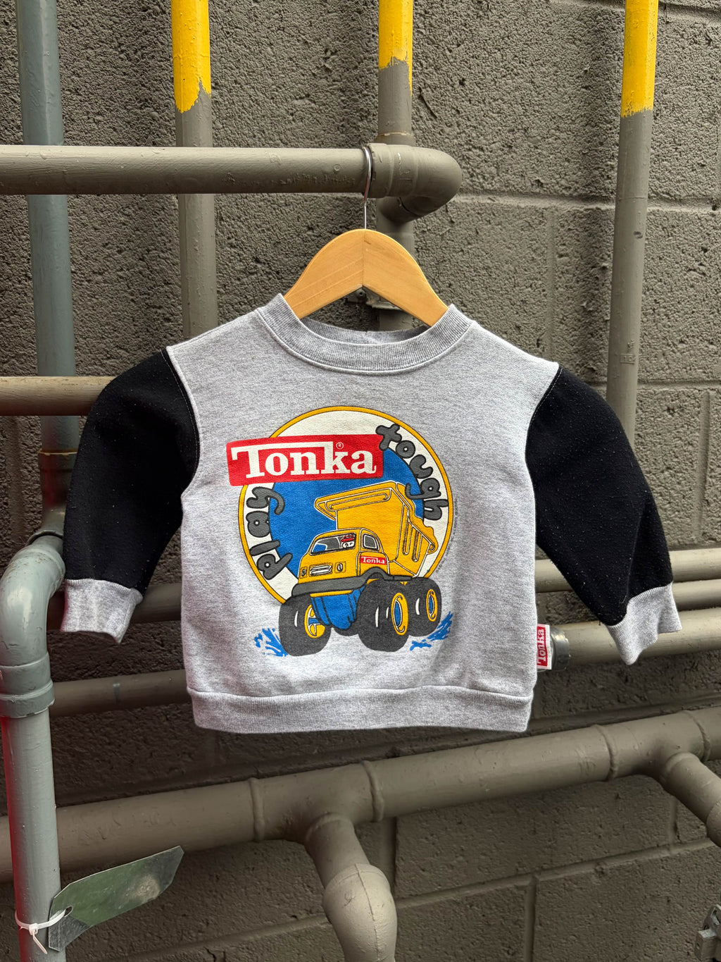 Vintage 1997 Tonka Play Tough Graphic Sweatshirt Size YOUTH 24M