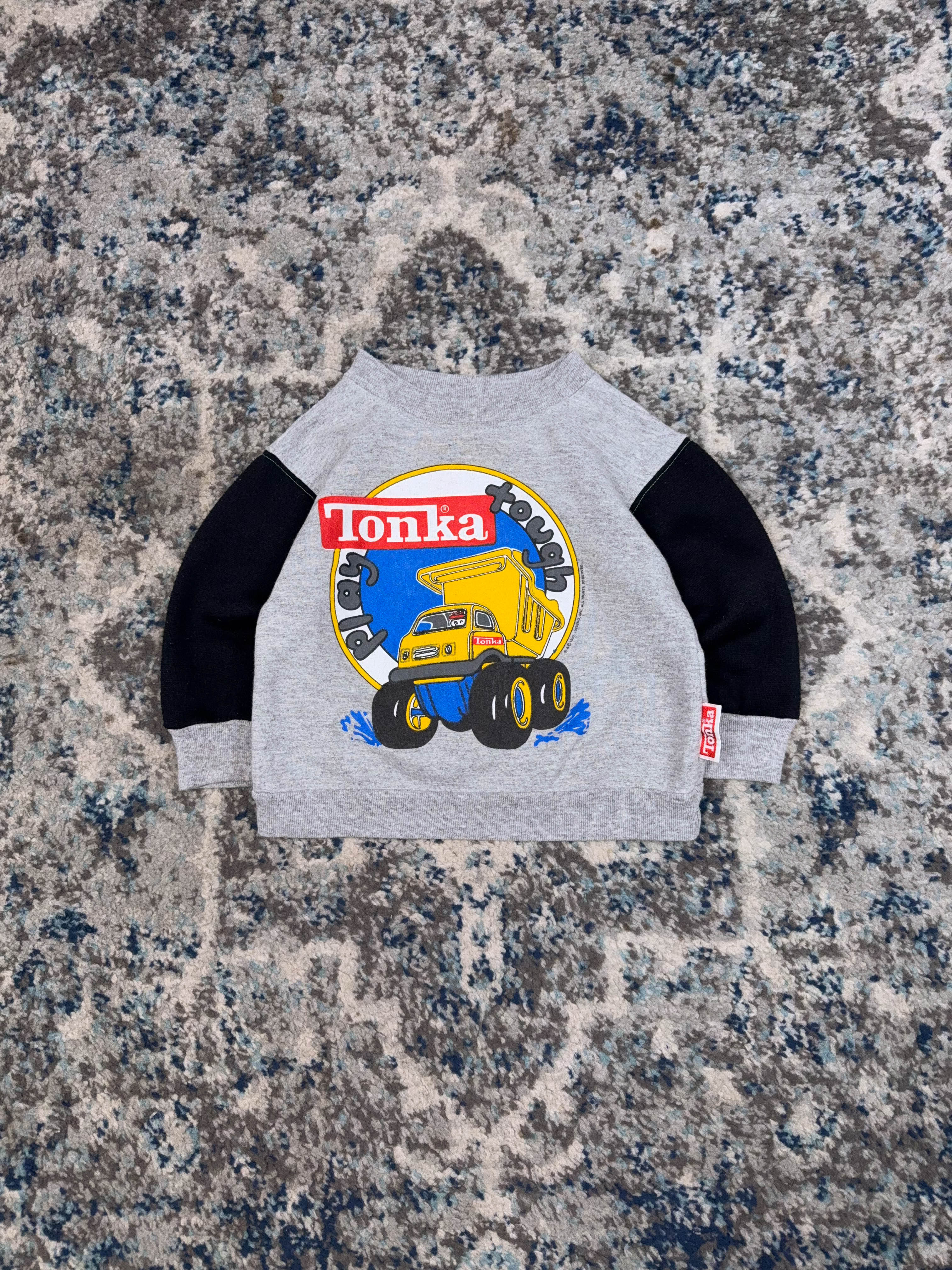 Vintage 1997 Tonka Play Tough Graphic Sweatshirt Size YOUTH 24M