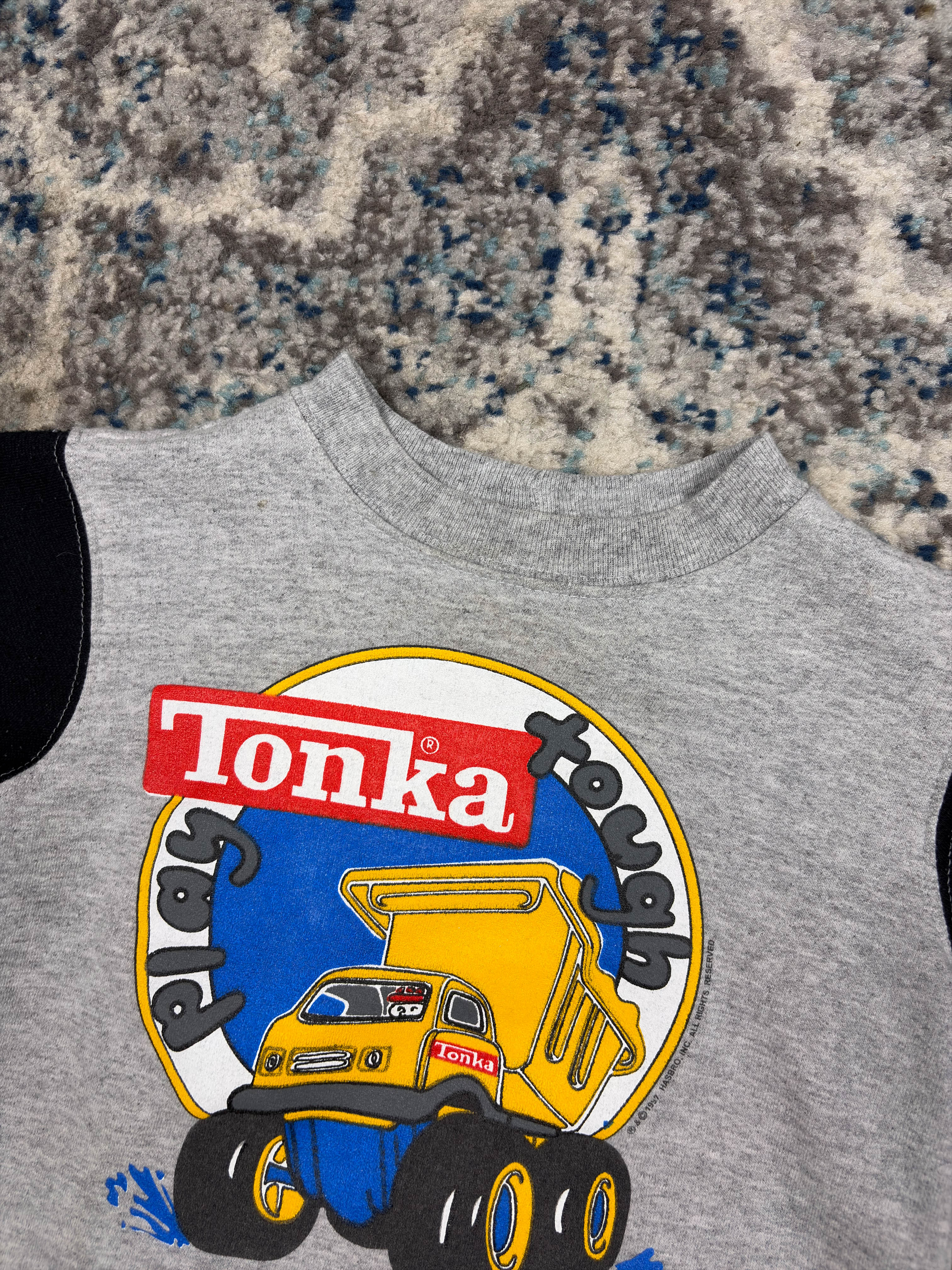 Vintage 1997 Tonka Play Tough Graphic Sweatshirt Size YOUTH 24M