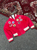 Vintage MLB Team Roster Embroidered Varsity Jacket Size YOUTH 2