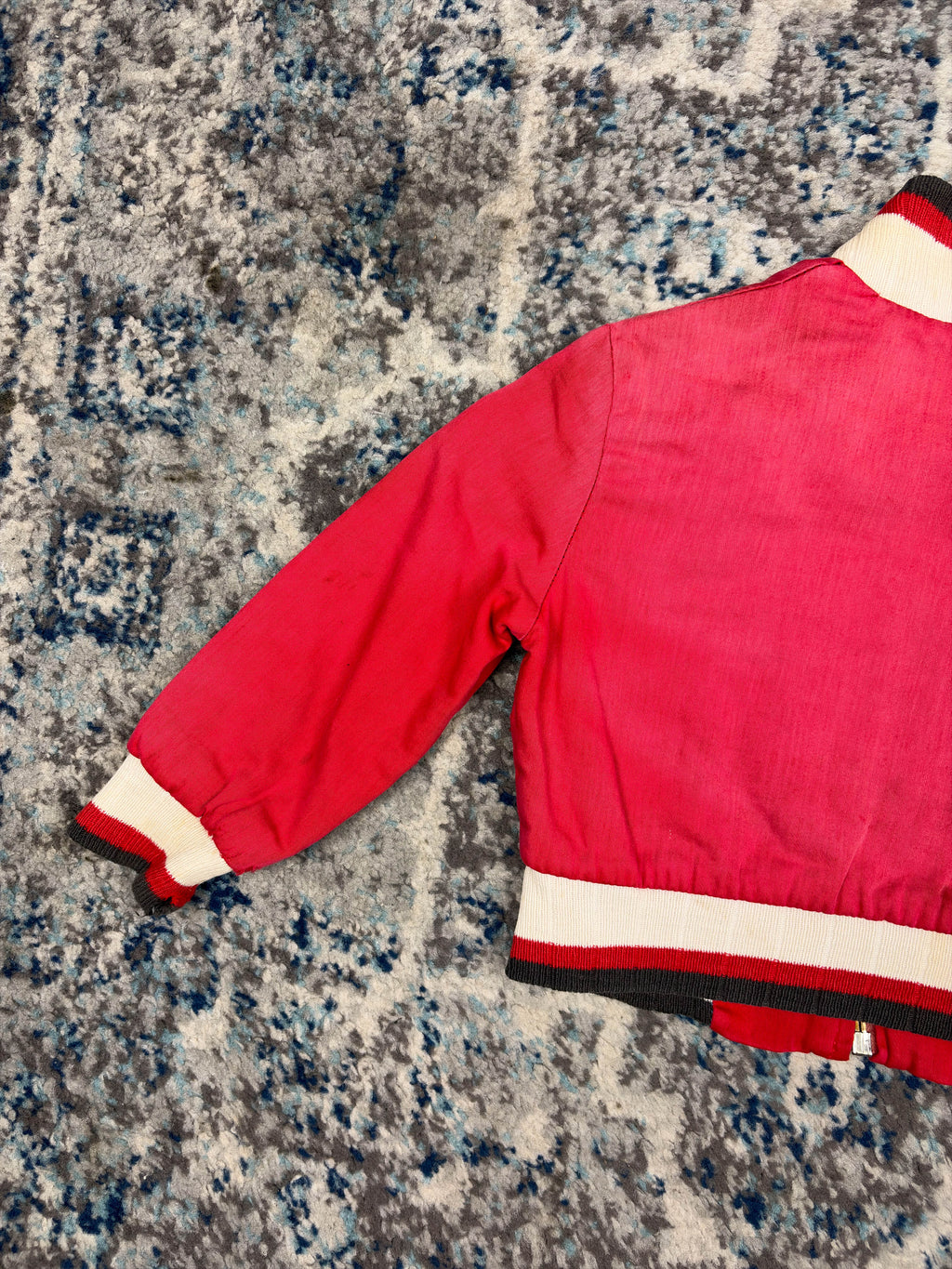 Vintage MLB Team Roster Embroidered Varsity Jacket Size YOUTH 2