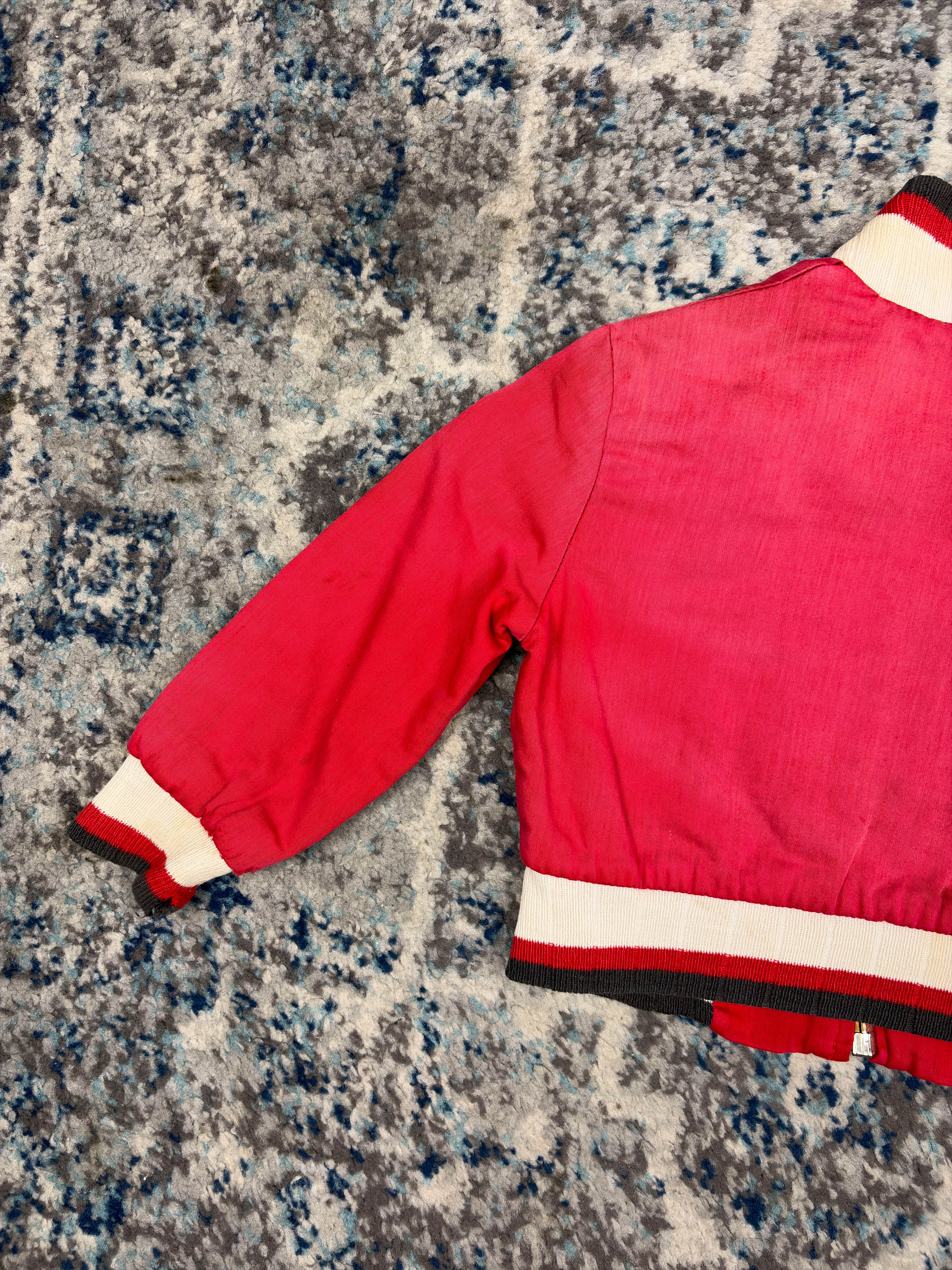 Vintage MLB Team Roster Embroidered Varsity Jacket Size YOUTH 2