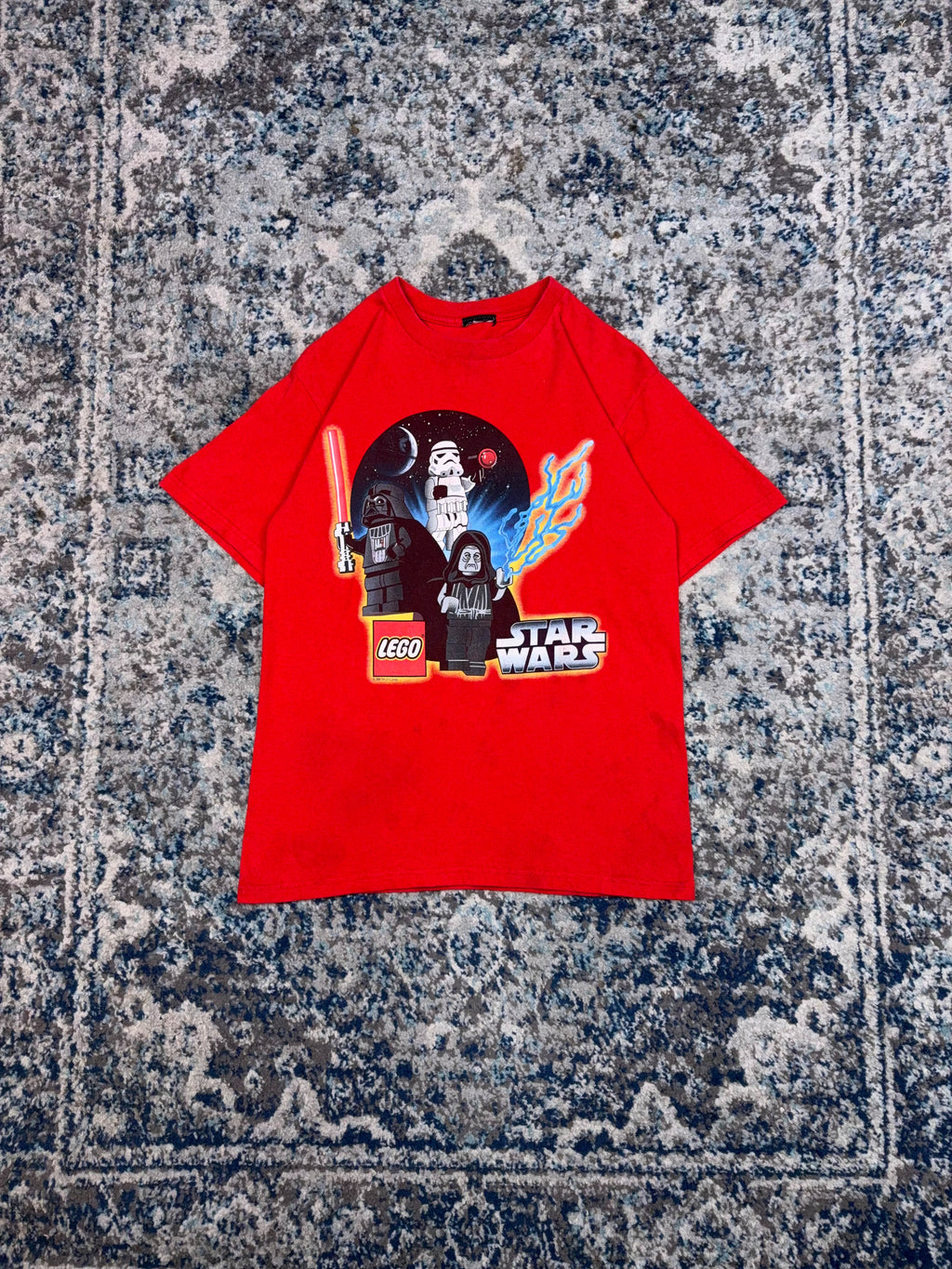 Vintage 2006 Lego Star Wars Video Game Promo T-Shirt Size YOUTH XL