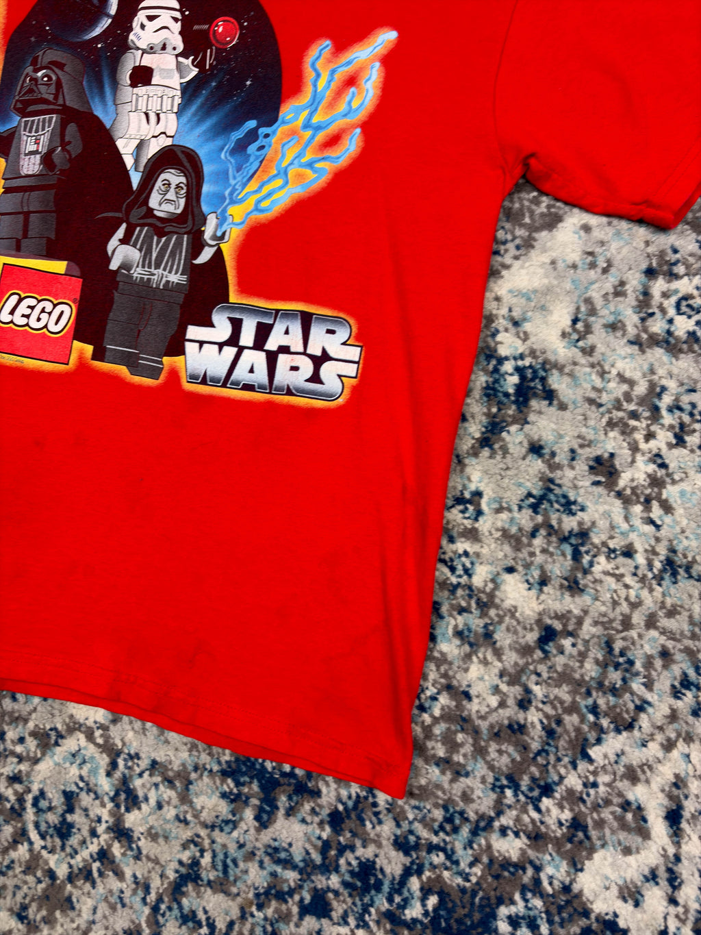 Vintage 2006 Lego Star Wars Video Game Promo T-Shirt Size YOUTH XL