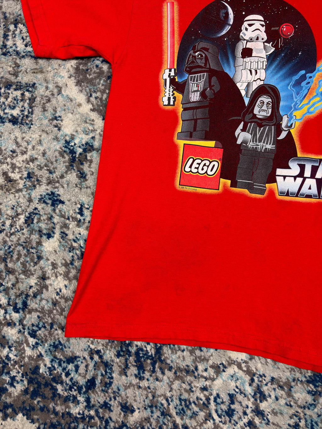 Vintage 2006 Lego Star Wars Video Game Promo T-Shirt Size YOUTH XL