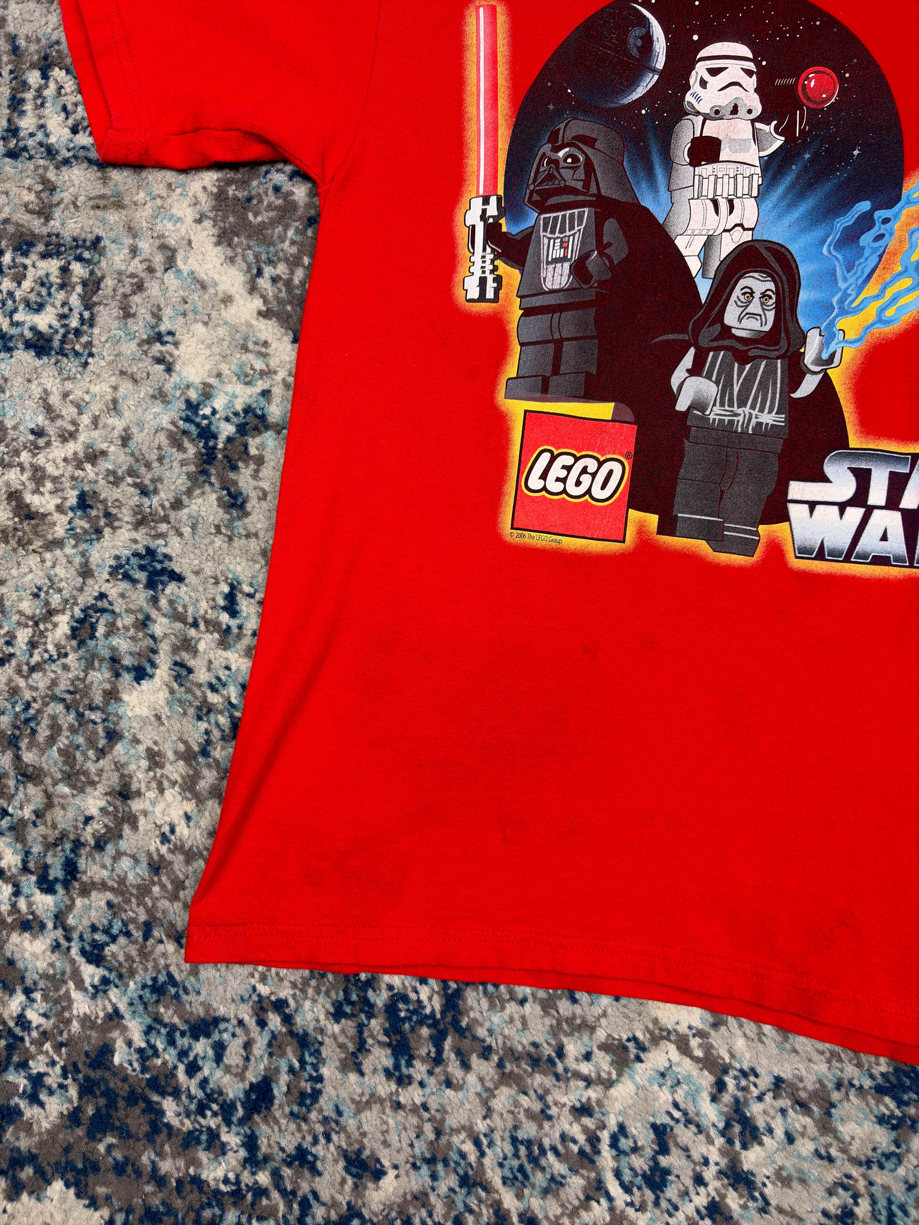 Vintage 2006 Lego Star Wars Video Game Promo T-Shirt Size YOUTH XL