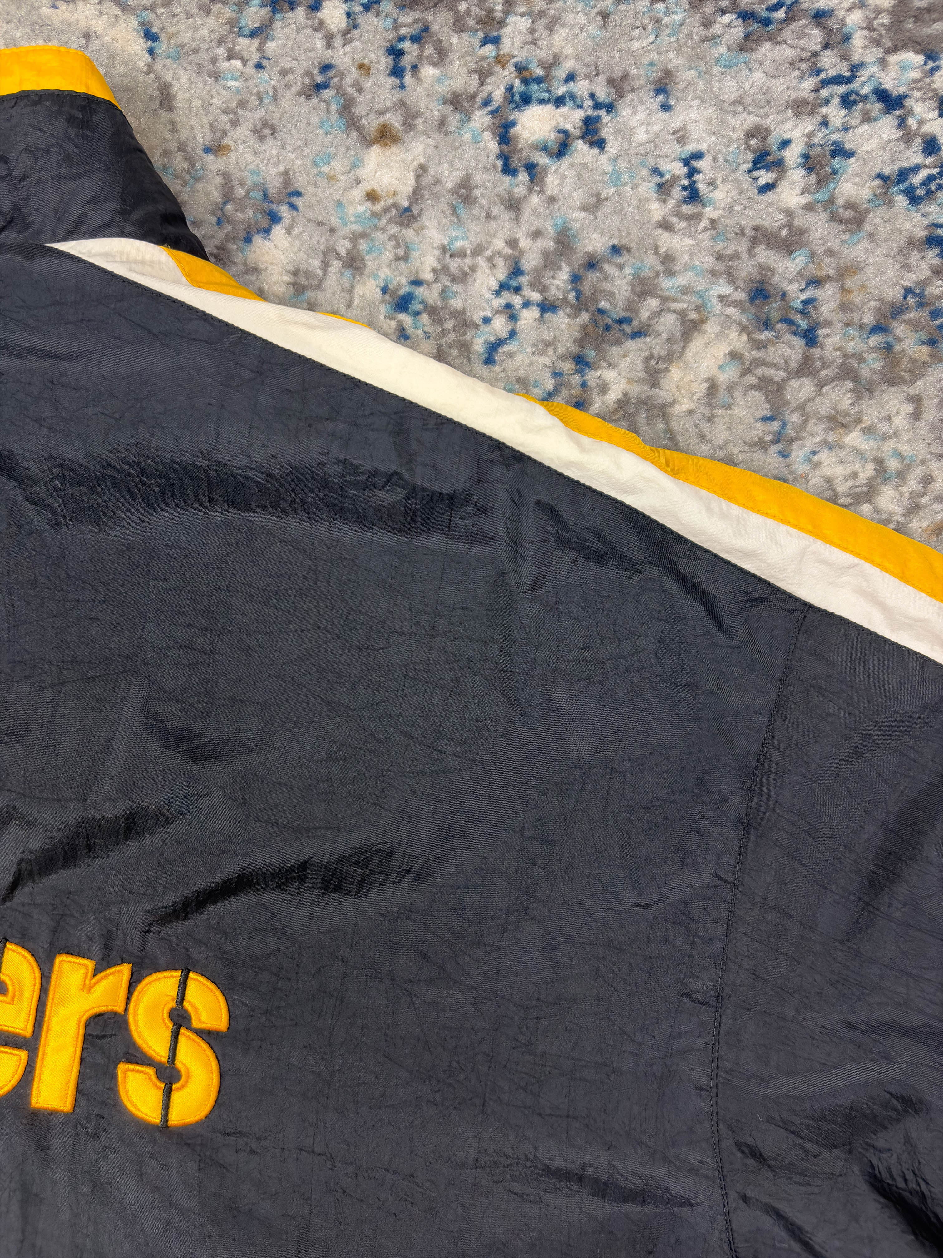 Vintage 90s Pittsburgh Steelers NFL Embroidered Starter Windbreaker Jacket Size XL