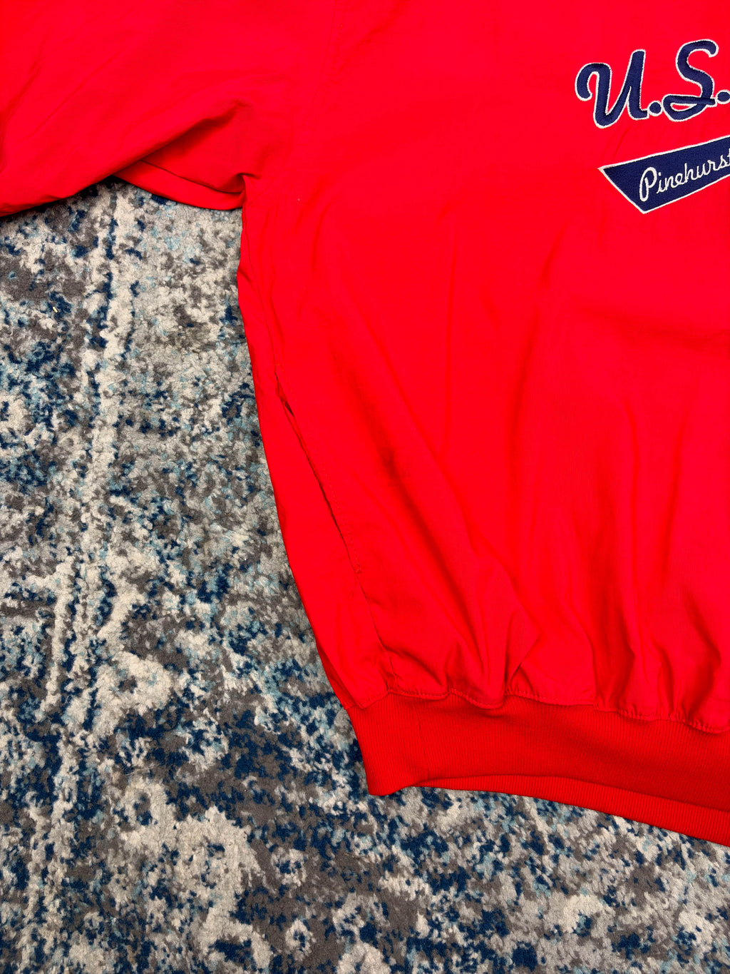 Vintage 1999 US Open Embroidered Tailsweep Windbreaker Jacket Size Large