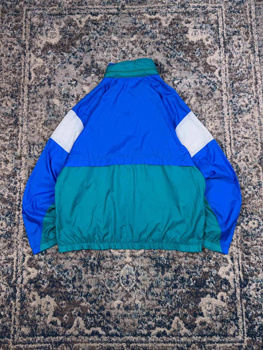 Vintage 90s Nike Embroidered Swoosh Spellout Windbreaker Jacket Size Large