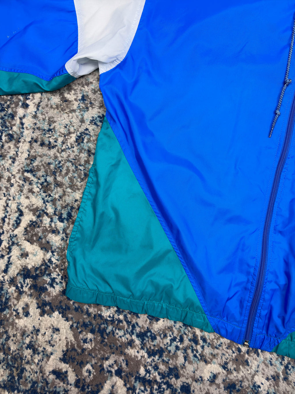 Vintage 90s Nike Embroidered Swoosh Spellout Windbreaker Jacket Size Large