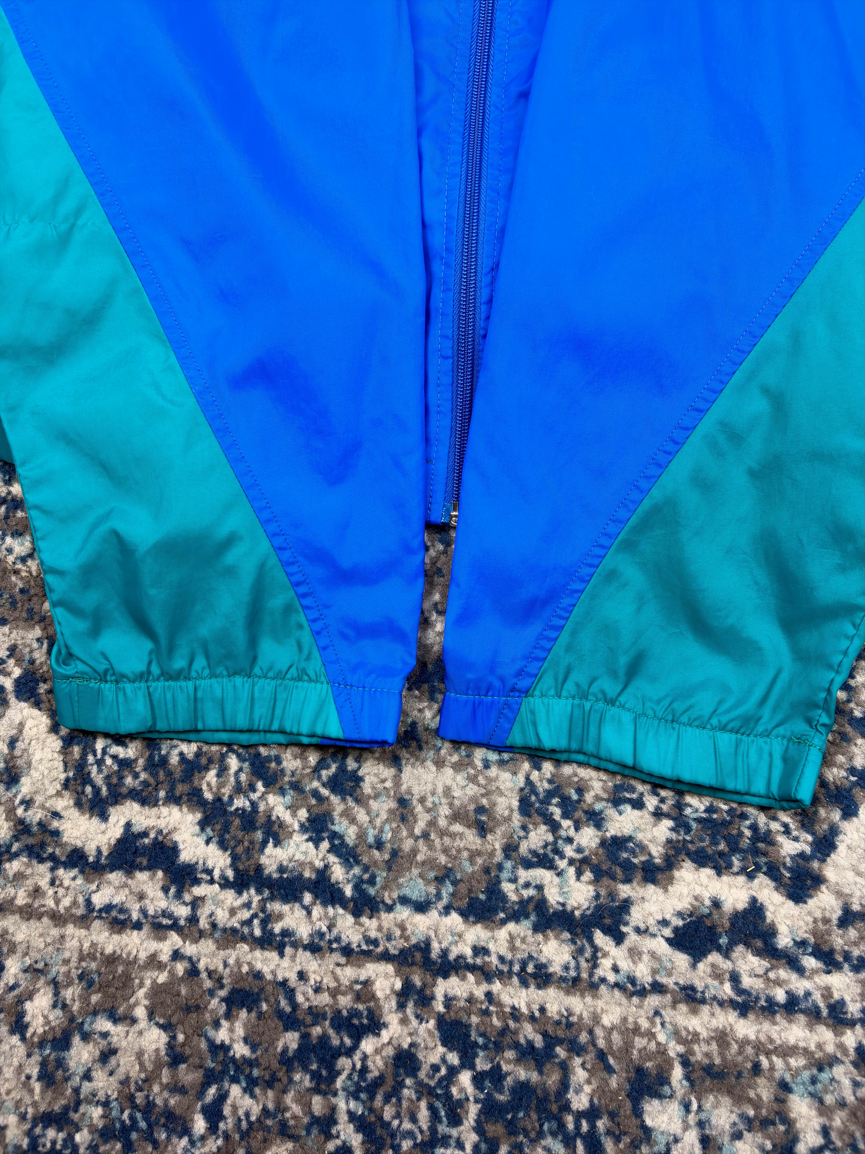 Vintage 90s Nike Embroidered Swoosh Spellout Windbreaker Jacket Size Large