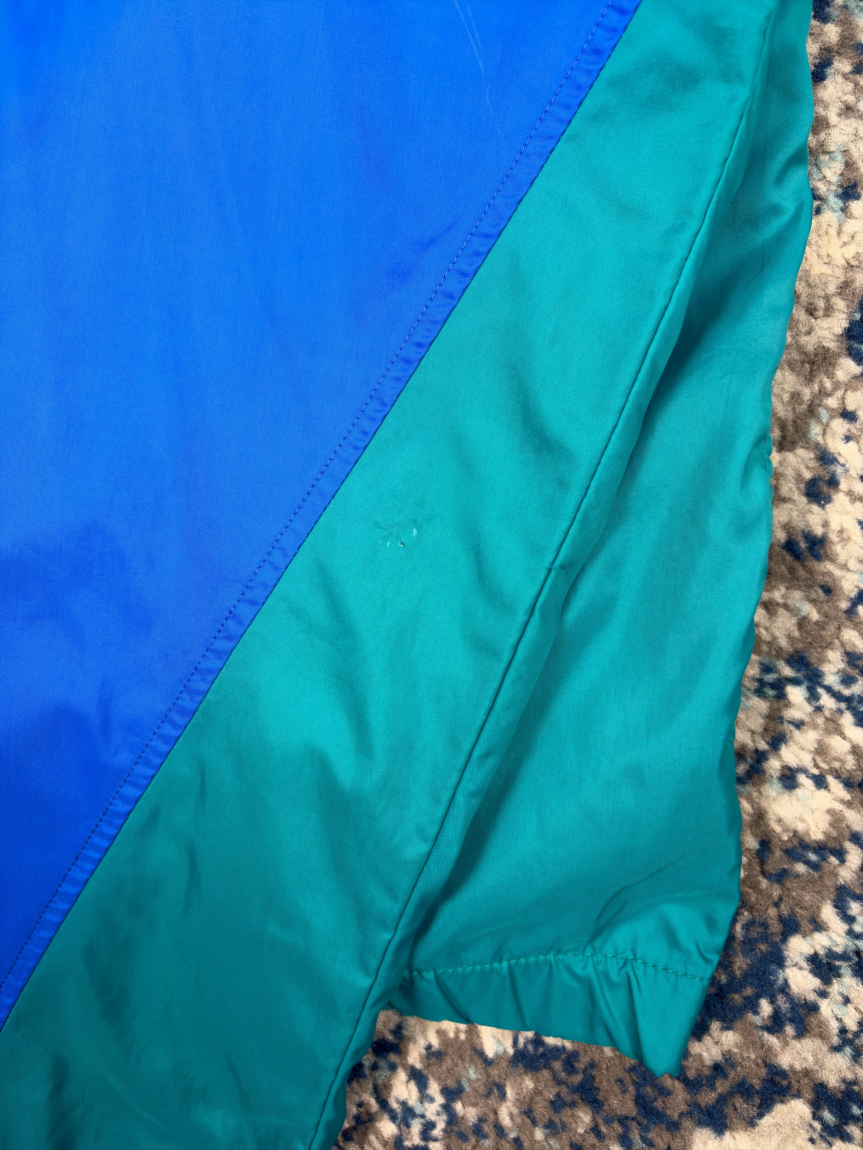 Vintage 90s Nike Embroidered Swoosh Spellout Windbreaker Jacket Size Large