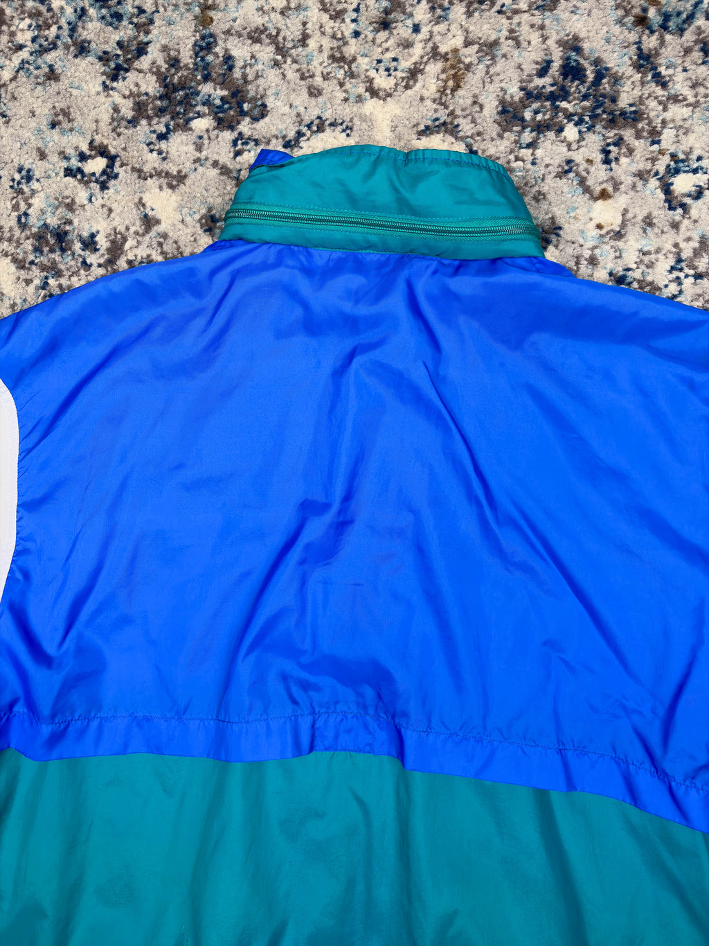 Vintage 90s Nike Embroidered Swoosh Spellout Windbreaker Jacket Size Large