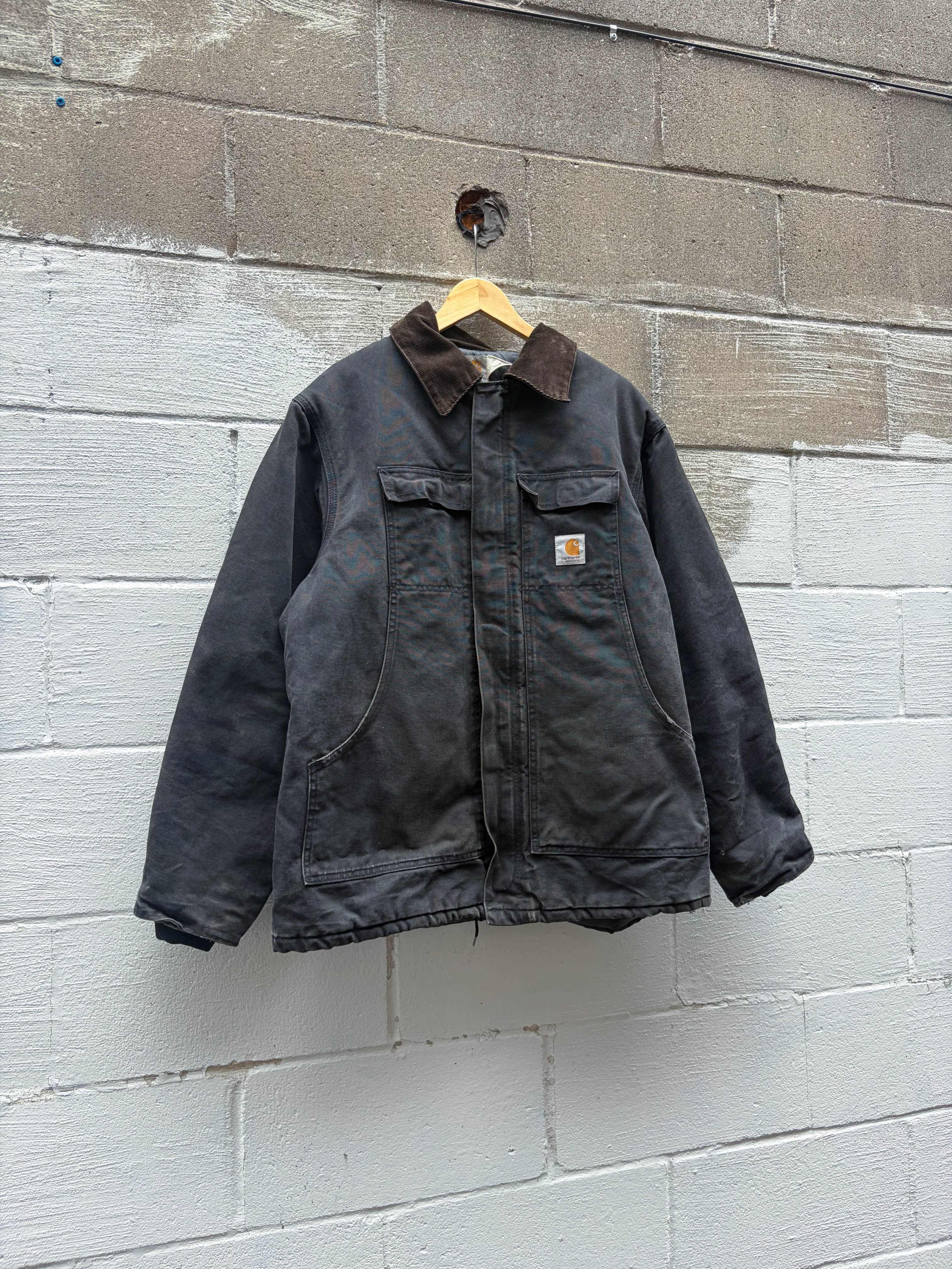 Vintage Carhartt Quilted Lined Canvas Workwear Arctic Jacket Size XL