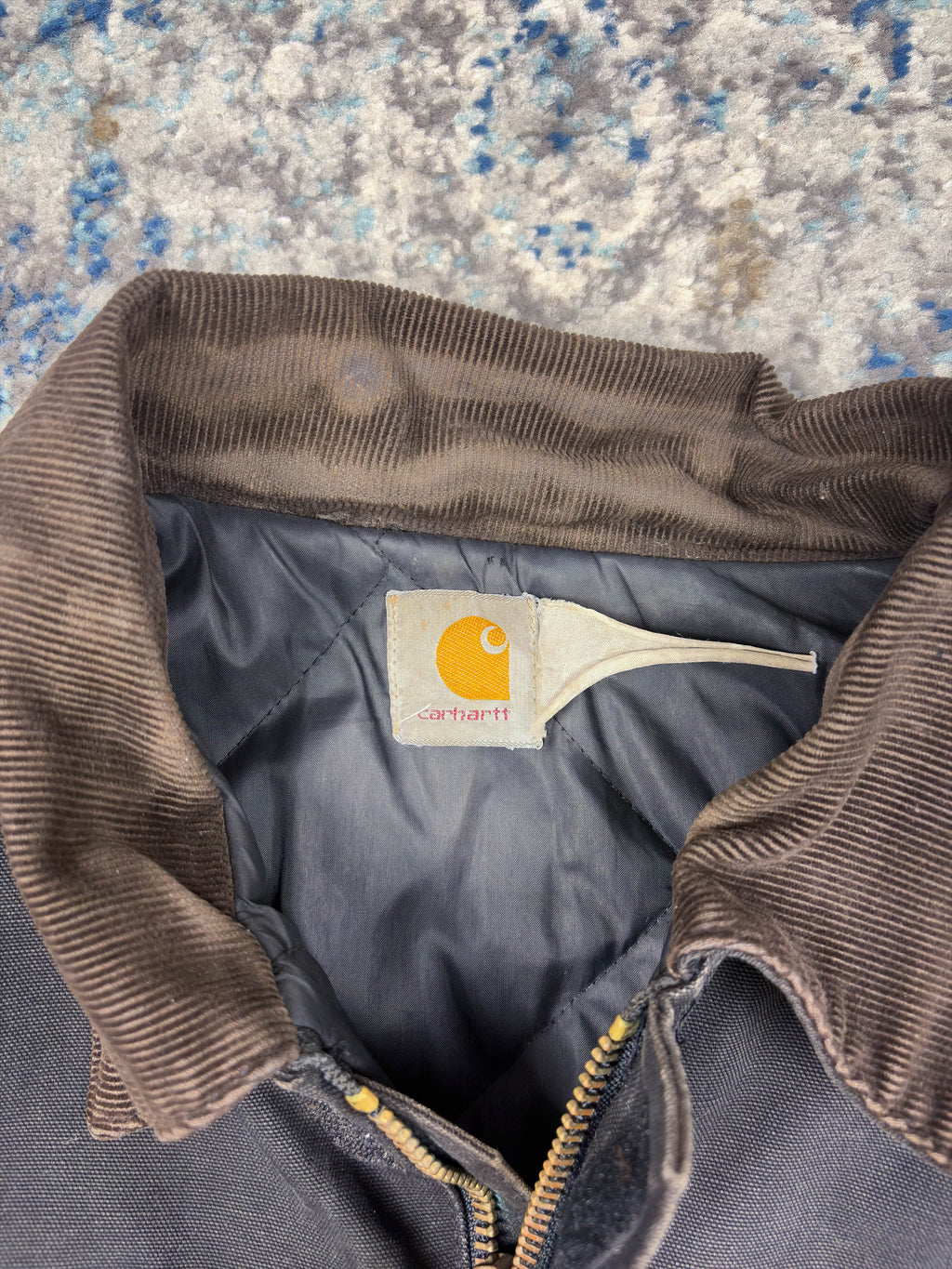 Vintage Carhartt Quilted Lined Canvas Workwear Arctic Jacket Size XL