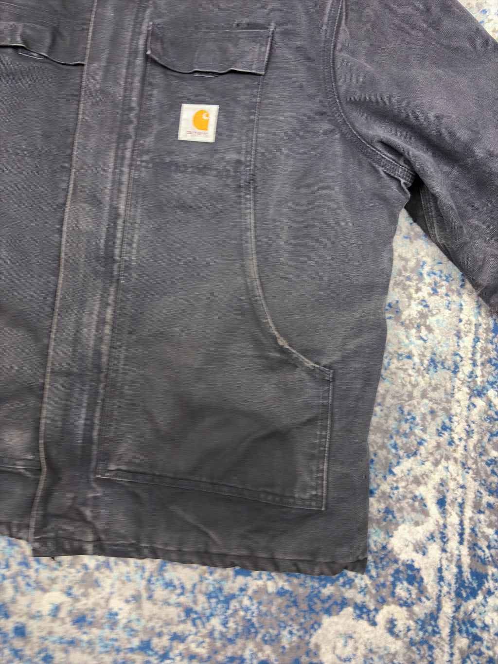 Vintage Carhartt Quilted Lined Canvas Workwear Arctic Jacket Size XL