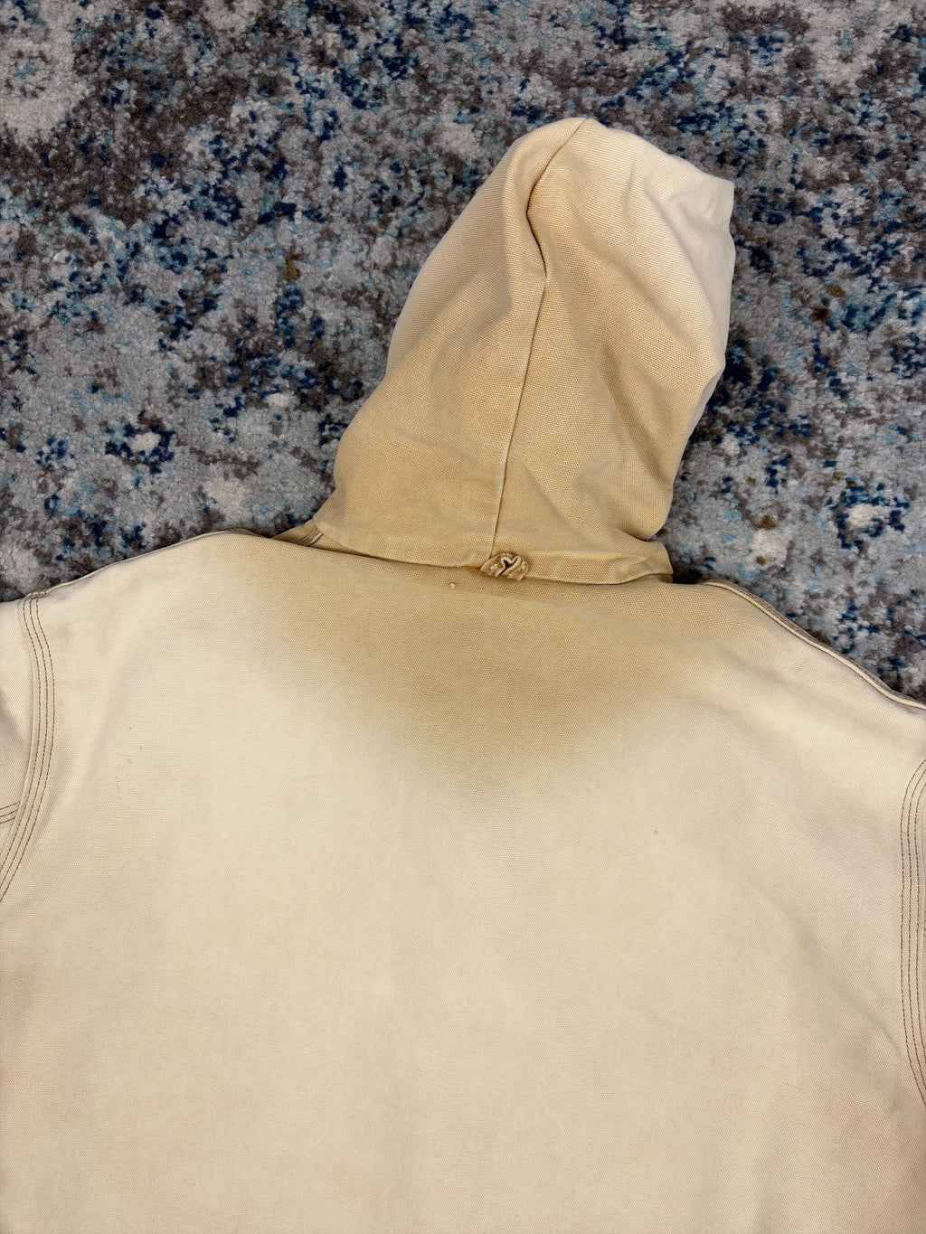Vintage Carhartt Thermal Lined Workwear Hooded Active Jacket Size LT