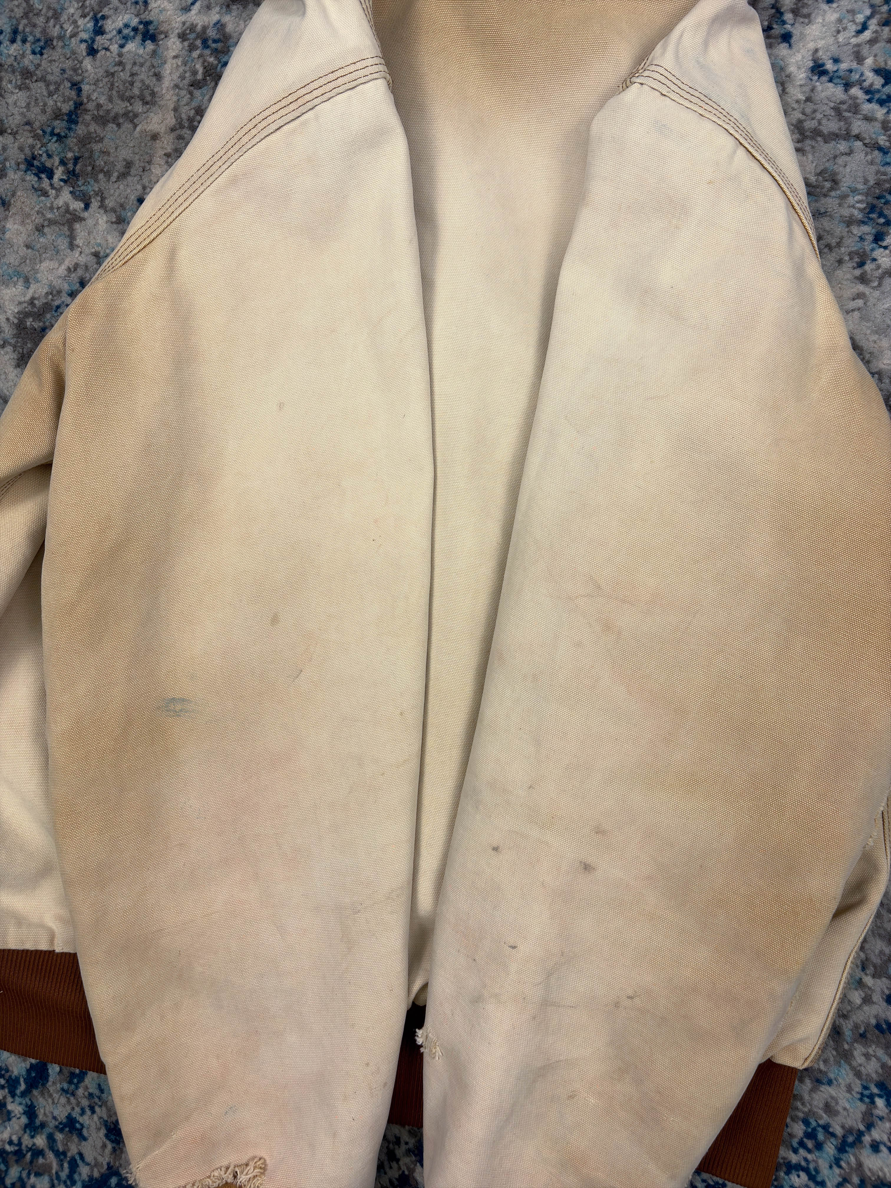 Vintage Carhartt Thermal Lined Workwear Hooded Active Jacket Size LT