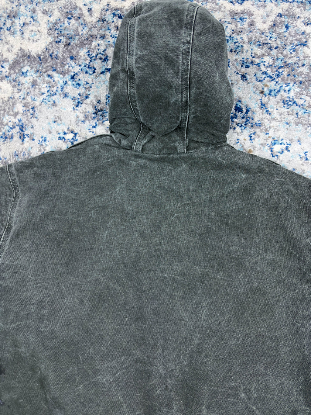 Vintage Carhartt Insulated Workwear Hooded Active Jacket J130 MOS Size 2XL