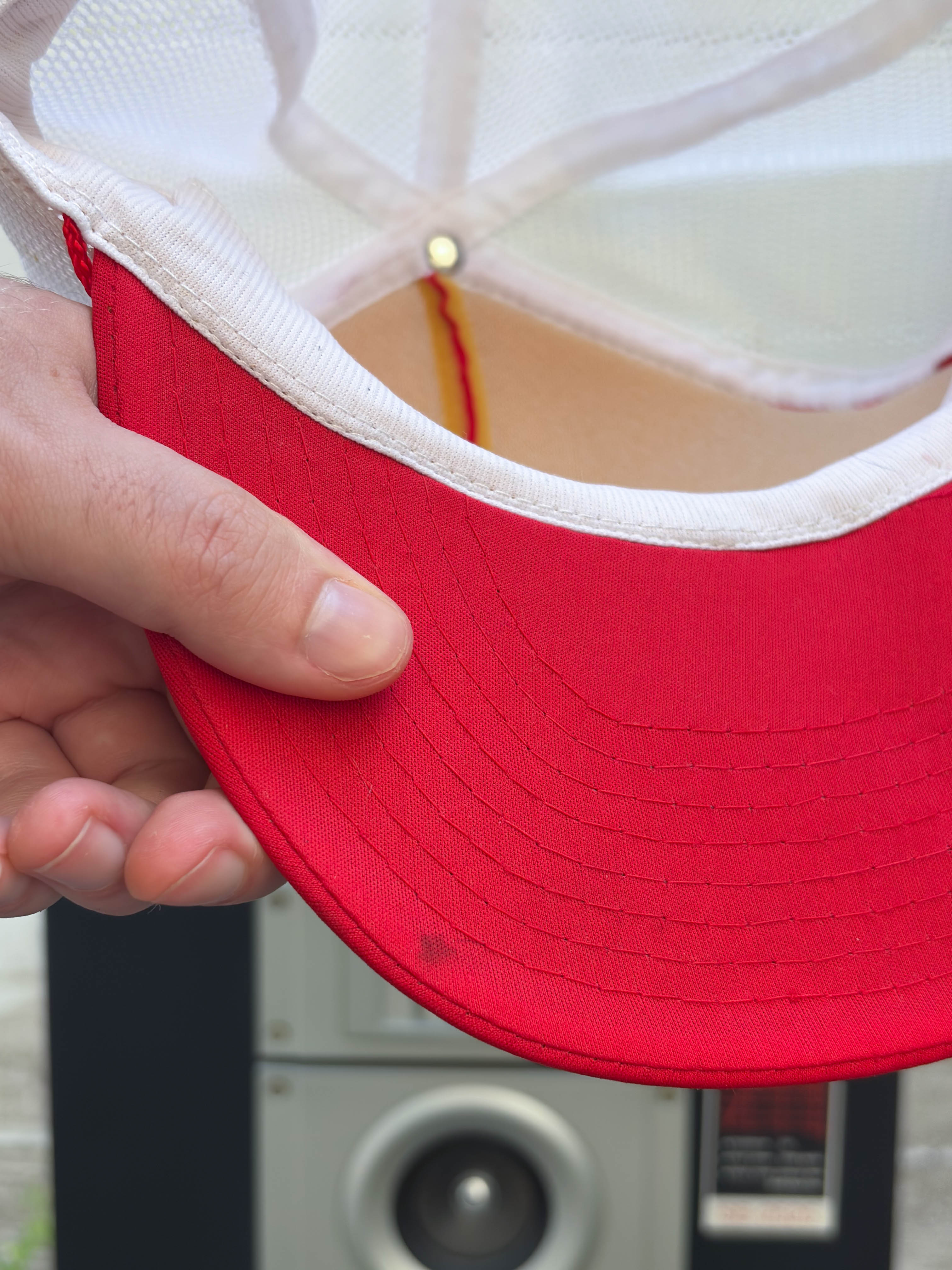 Vintage 80s/90s Coca Cola Enjoy Coke Promo Trucker Snapback Hat OSFA
